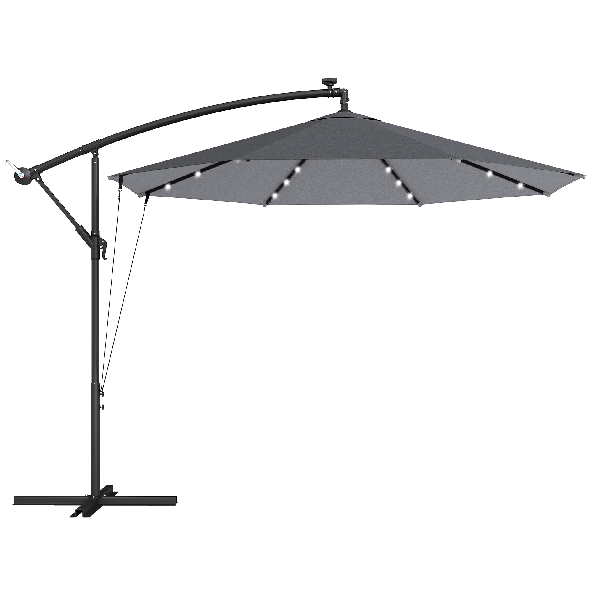 Umbrele -  brat lateral suspendat