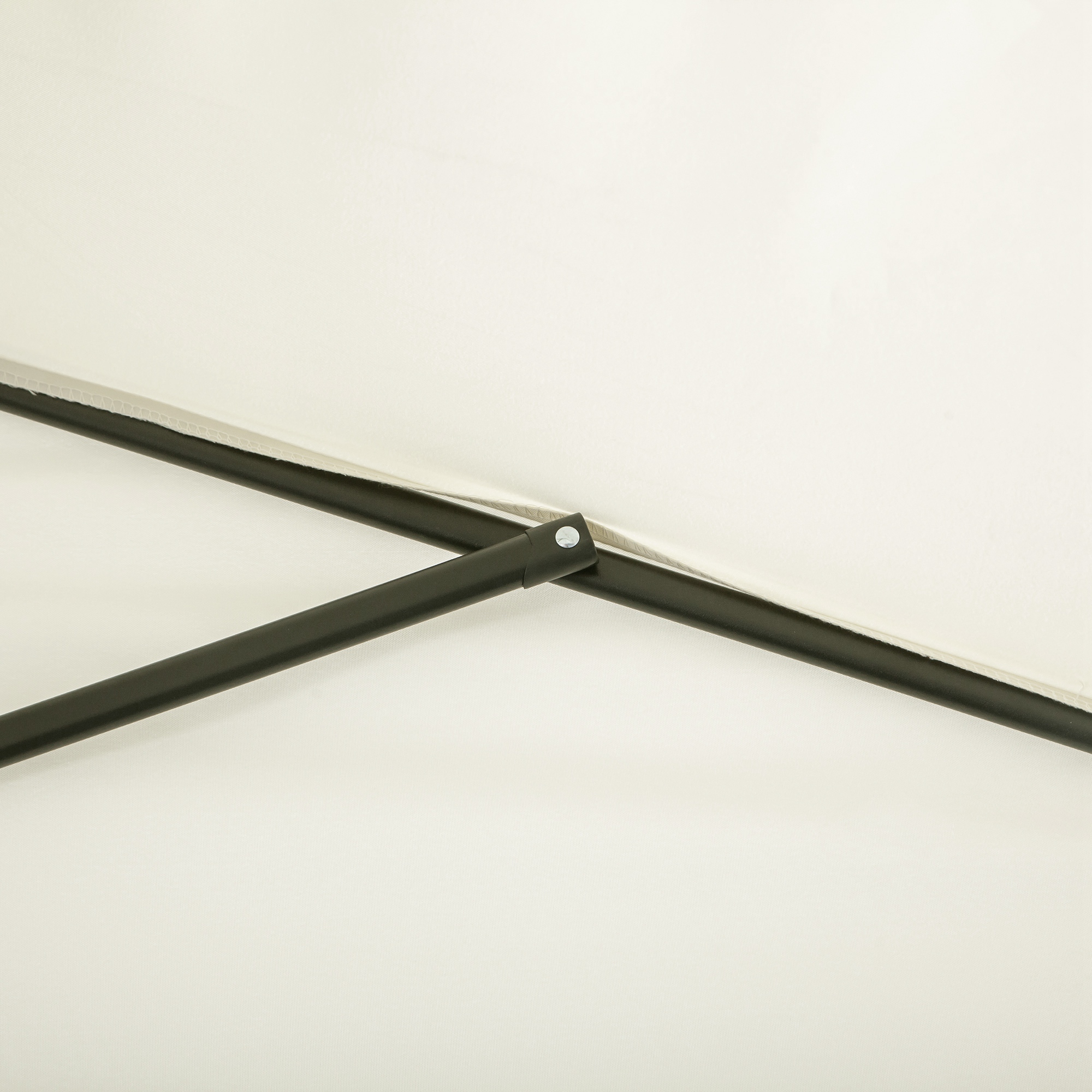  Umbrela de perete semiluna economisitoare de spatiu, cu deschidere manuala, bej [8]