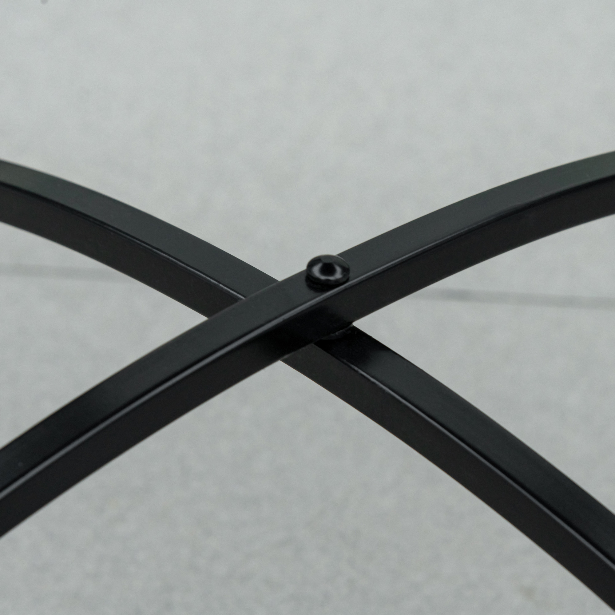  Masuta de Gradina din Metal cu Blat din Mozaic Ceramic, Ф35.5x53.5cm, Multicolor [7]