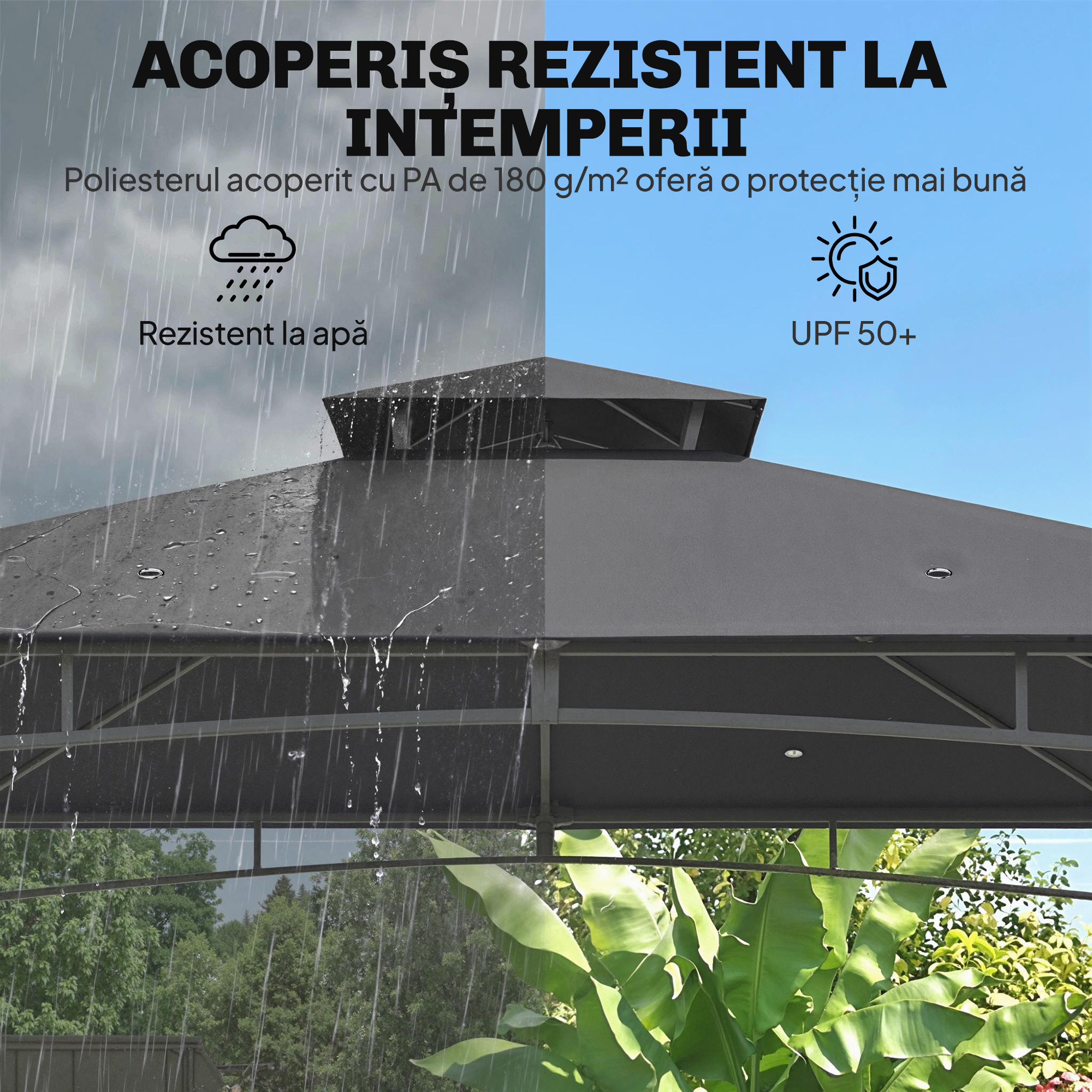  Pavilioane robuste, corturi pentru jacuzzi, acoperisuri permanente, foisor [3]