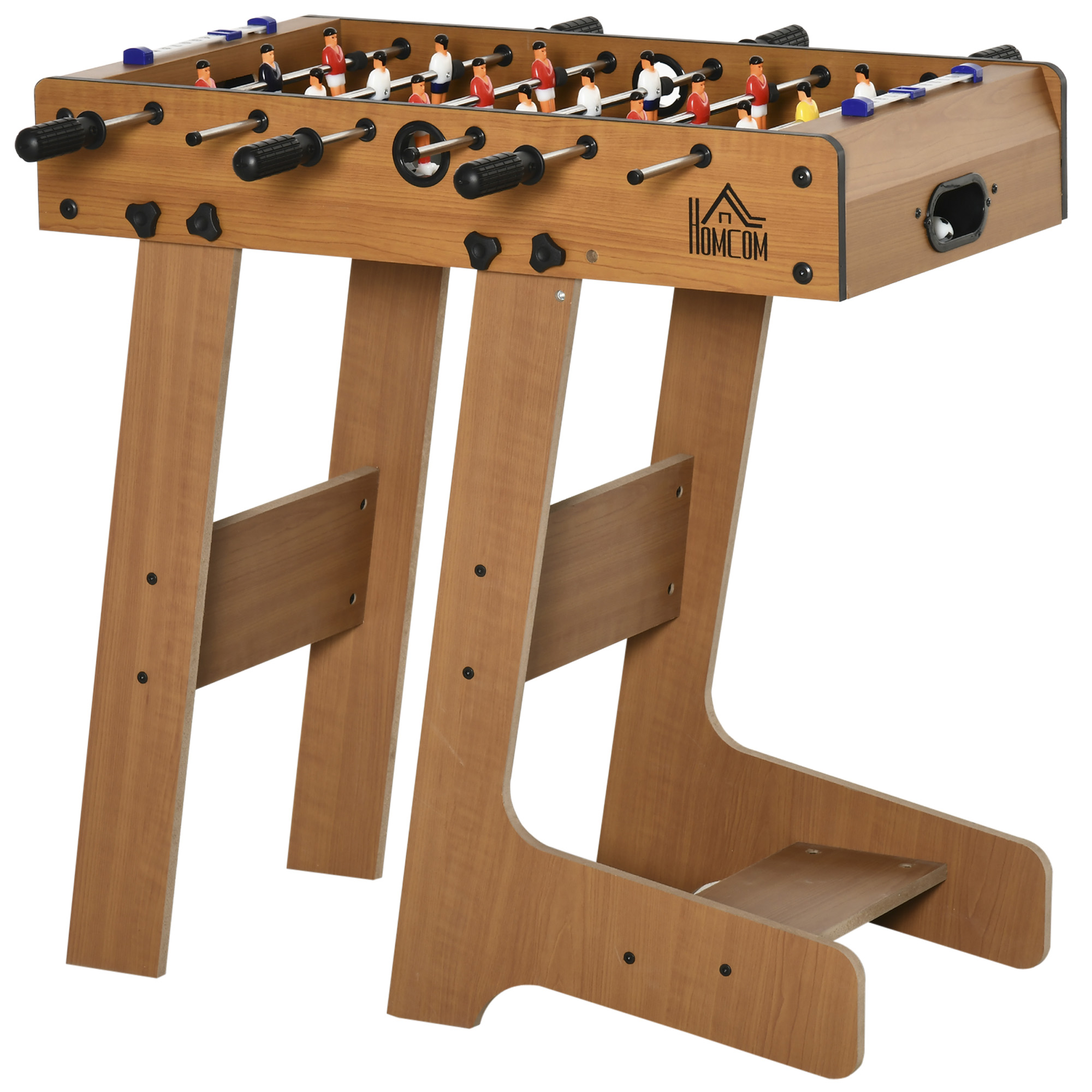  Fotbal- Biliard pliabil compact din lemn cu 18 jucatori, 69x37x70cm [8]