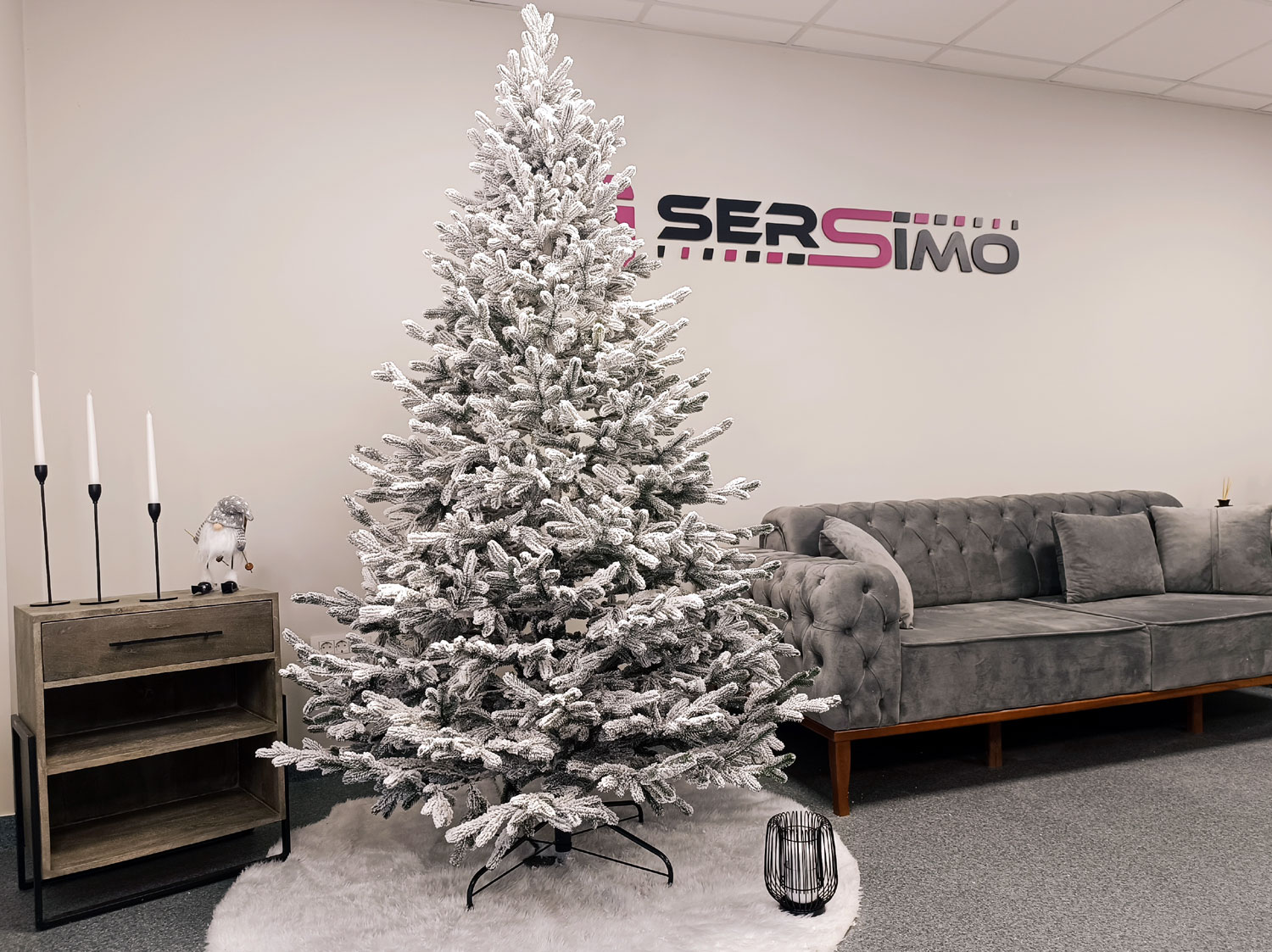 Brad artificial Christmas Deluxe by Sersimo, Viena nins, 3D, 210cm [12]