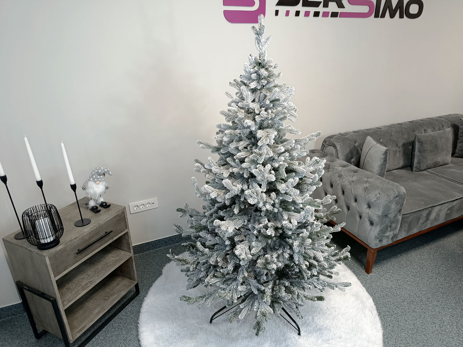 Brad artificial Christmas Deluxe by Sersimo, Viena nins, 3D, 180cm [11]