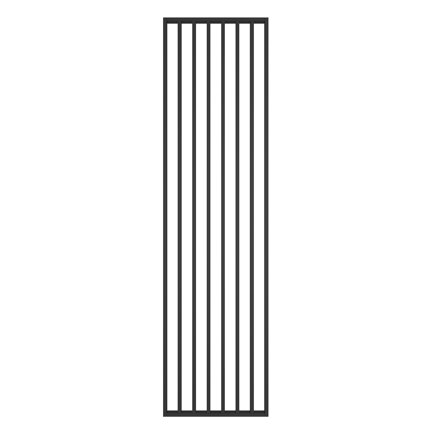 Riflaj perete despartitor MDF, LDA PREMIUM, Negru, 275x58 cm [1]