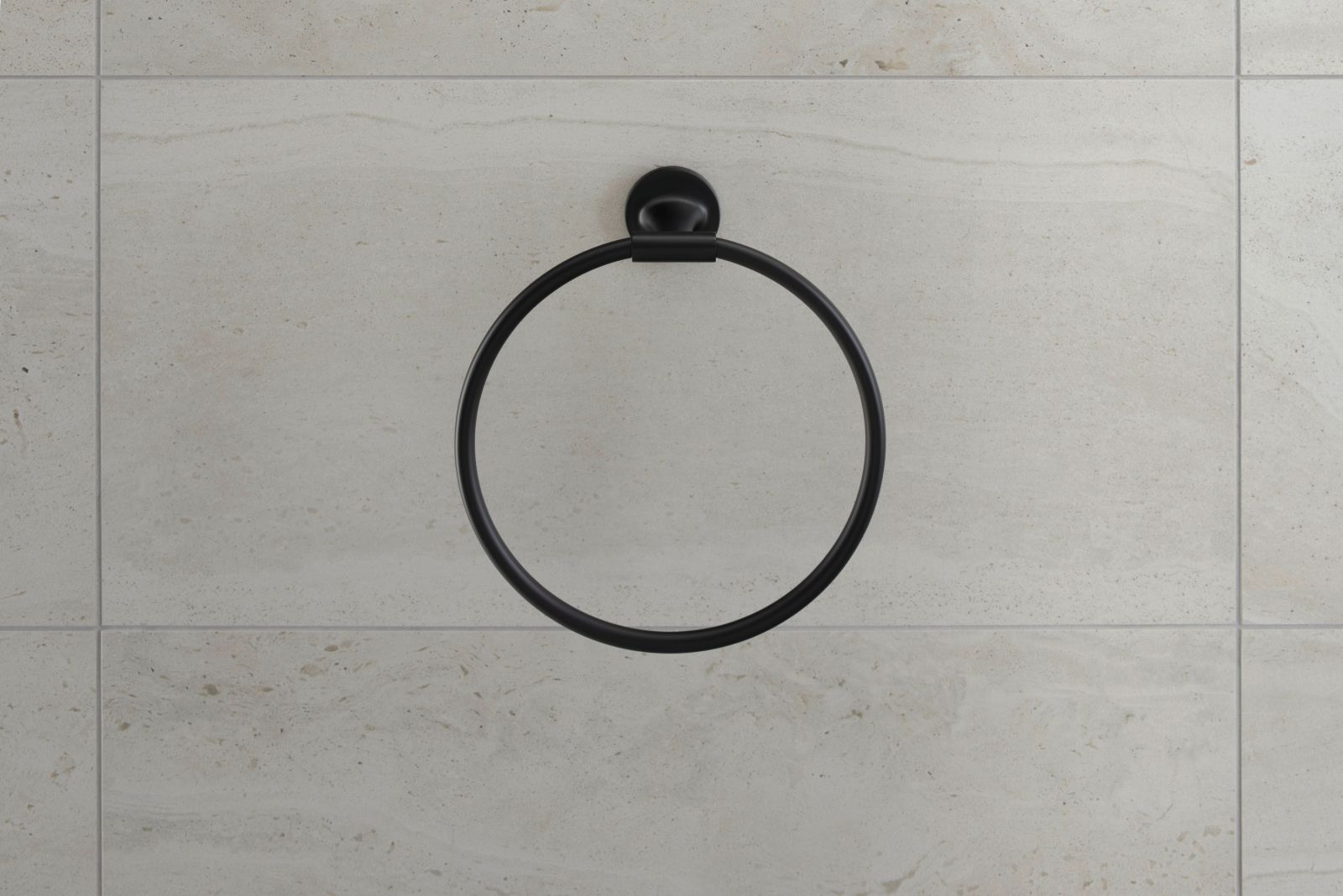 Inel prosop Duravit 0099474600, Stack T, tip instalare pe perete, numar orificii instalare 2, pivotanta, negru [1]