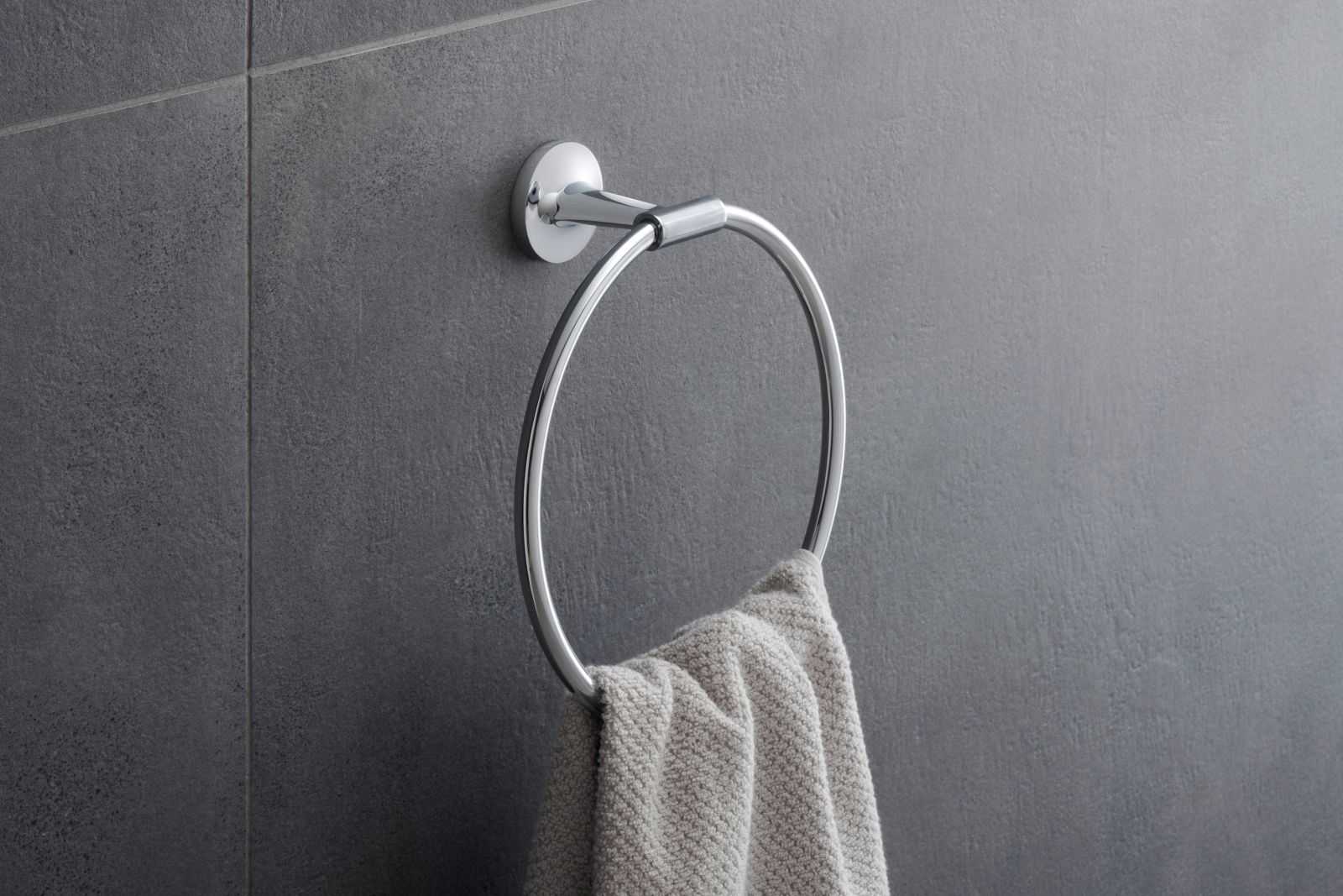 Inel prosop Duravit 0099471000, Starck T, tip instalare pe perete, numar orificii instalare 2, pivotanta, crom [2]