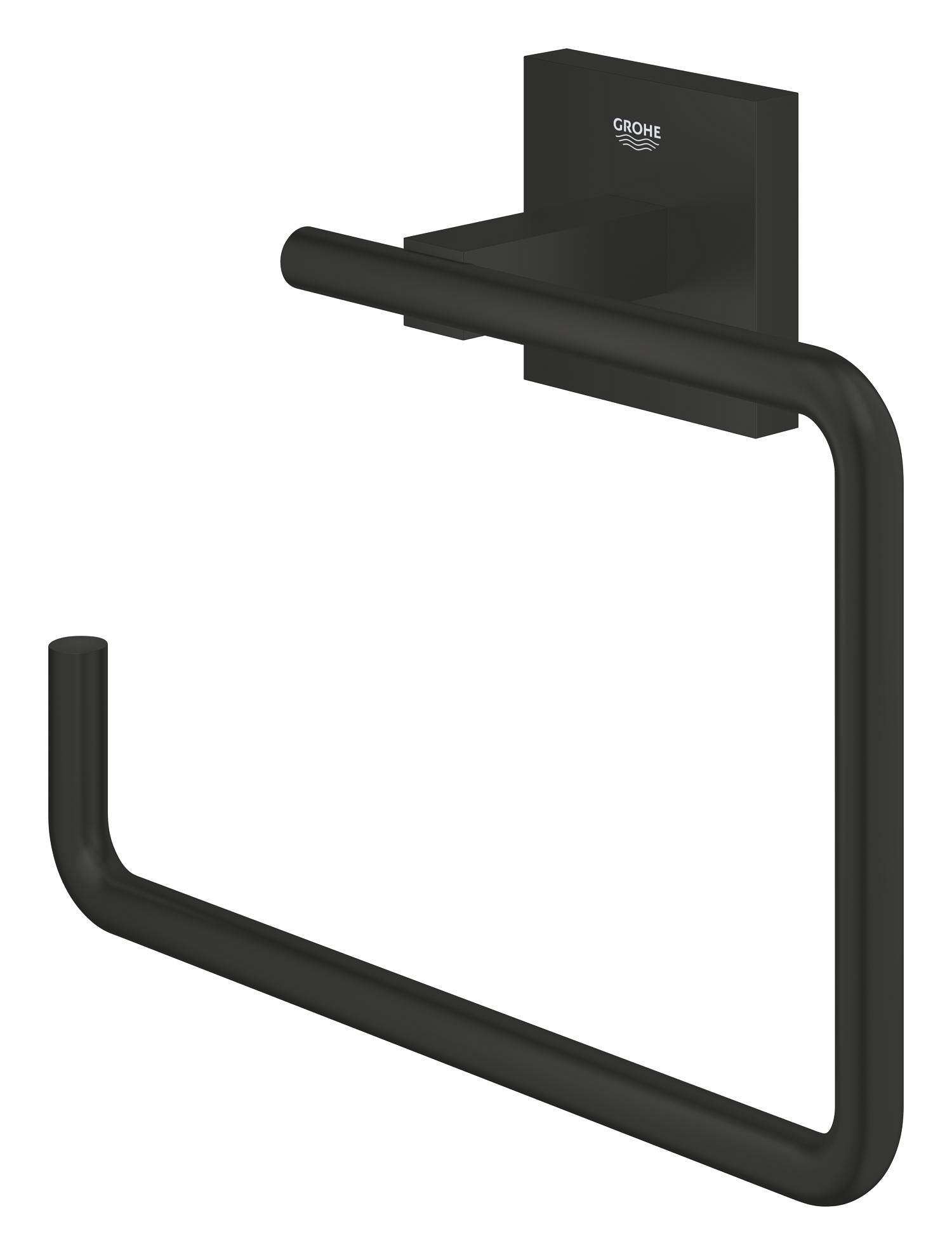 Inel prosop Grohe 409752430, Start Cube, tip instalare pe perete, numar orificii instalare 2, pivotanta, negru [1]