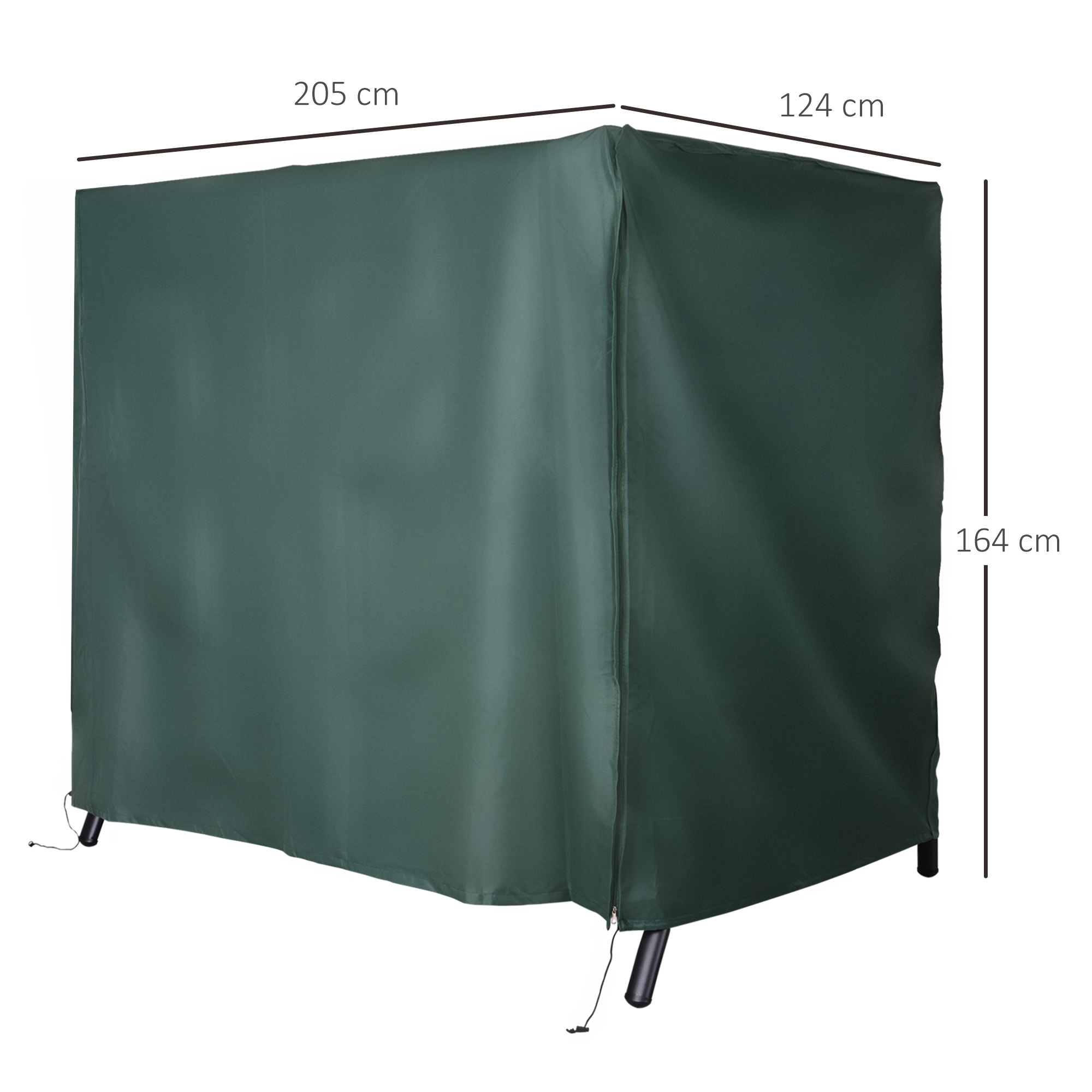  Panza de Acoperire pentru Leagan din Tesut Oxford Impermeabil 180x124x164cm [2]