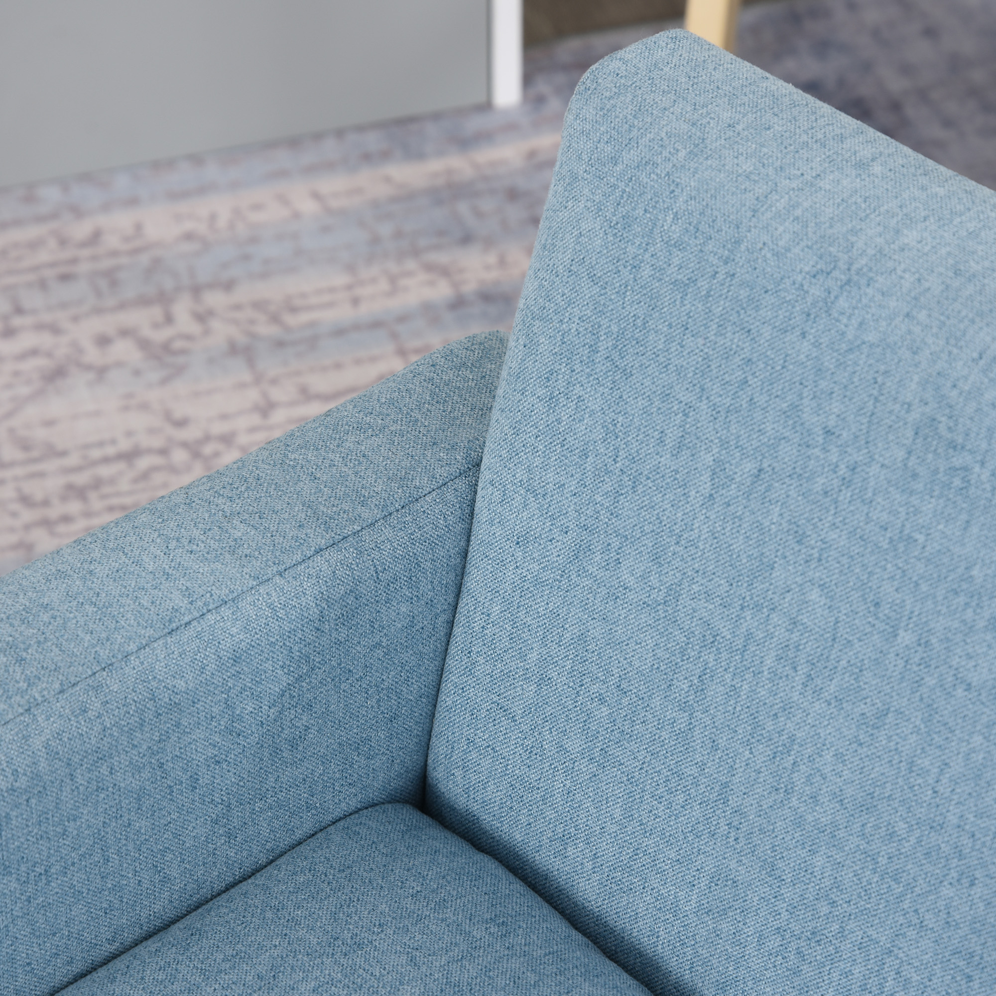  Scaun pentru Camera Copiilor in Material Textil Max. 65 kg 49x45x44cm Albastru [8]