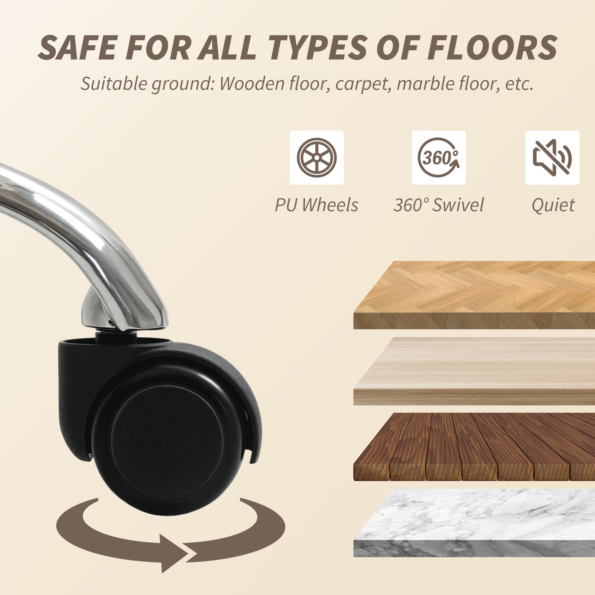  Scaun de Birou Masant si incalzit cu Brate Pliabile Negru [8]