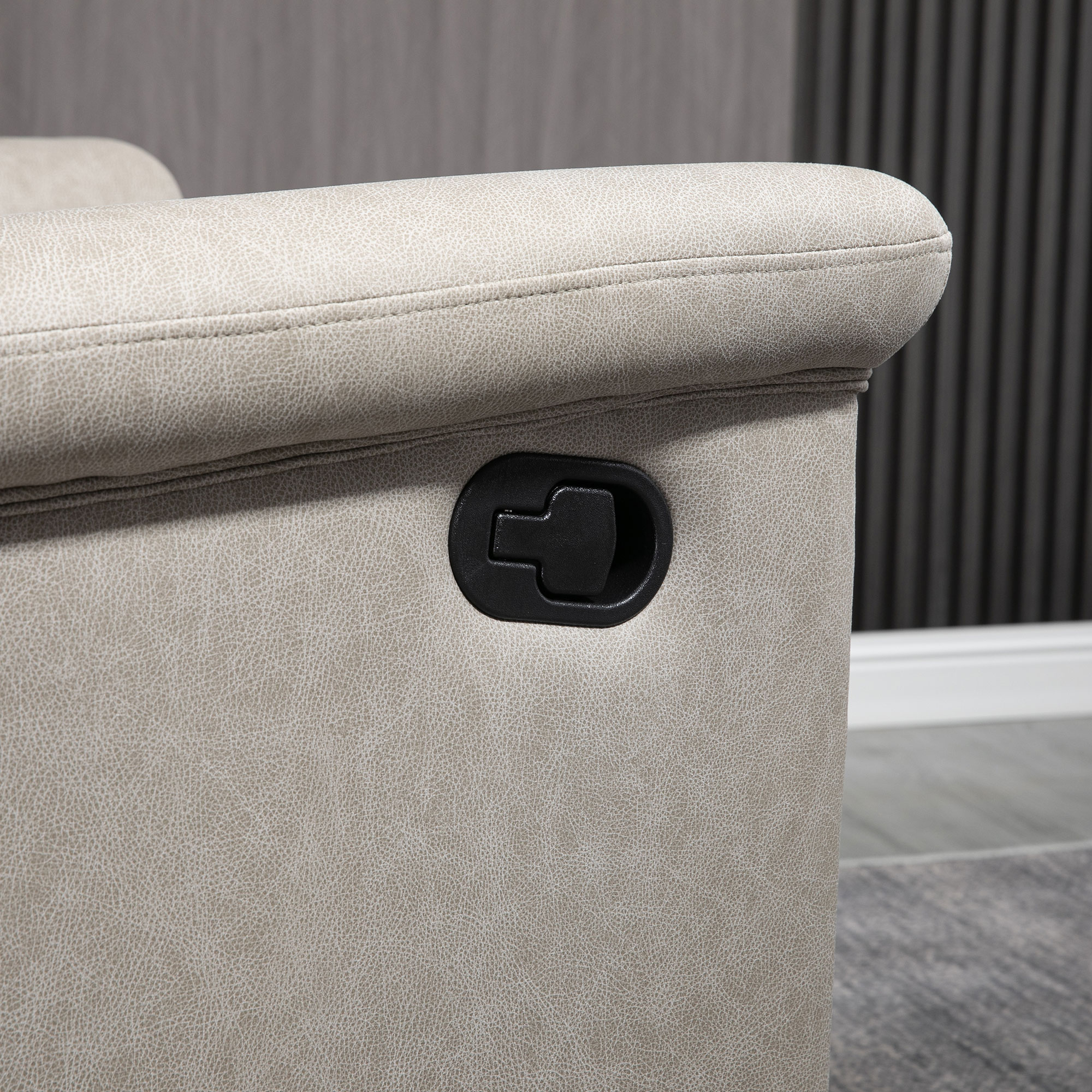  Fotoliu rabatabil manual, captusit, canapea de o persoana cu suport pentru picioare si cadru de otel pentru sufragerie dormitor [6]