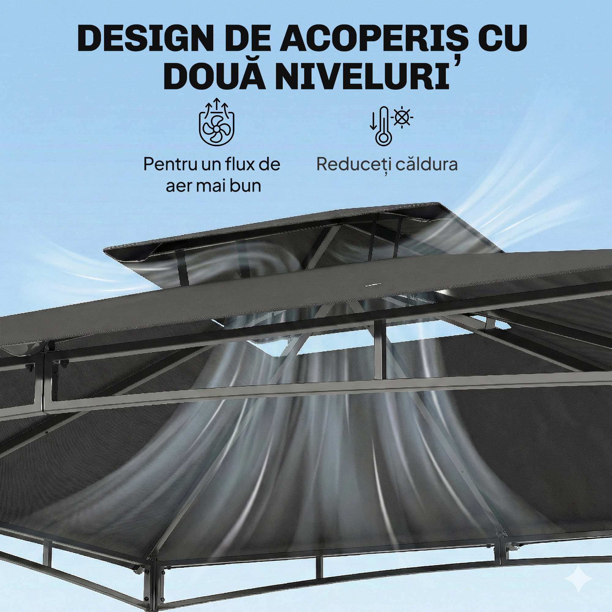  Pavilioane robuste, corturi pentru jacuzzi, acoperisuri permanente, foisor [5]