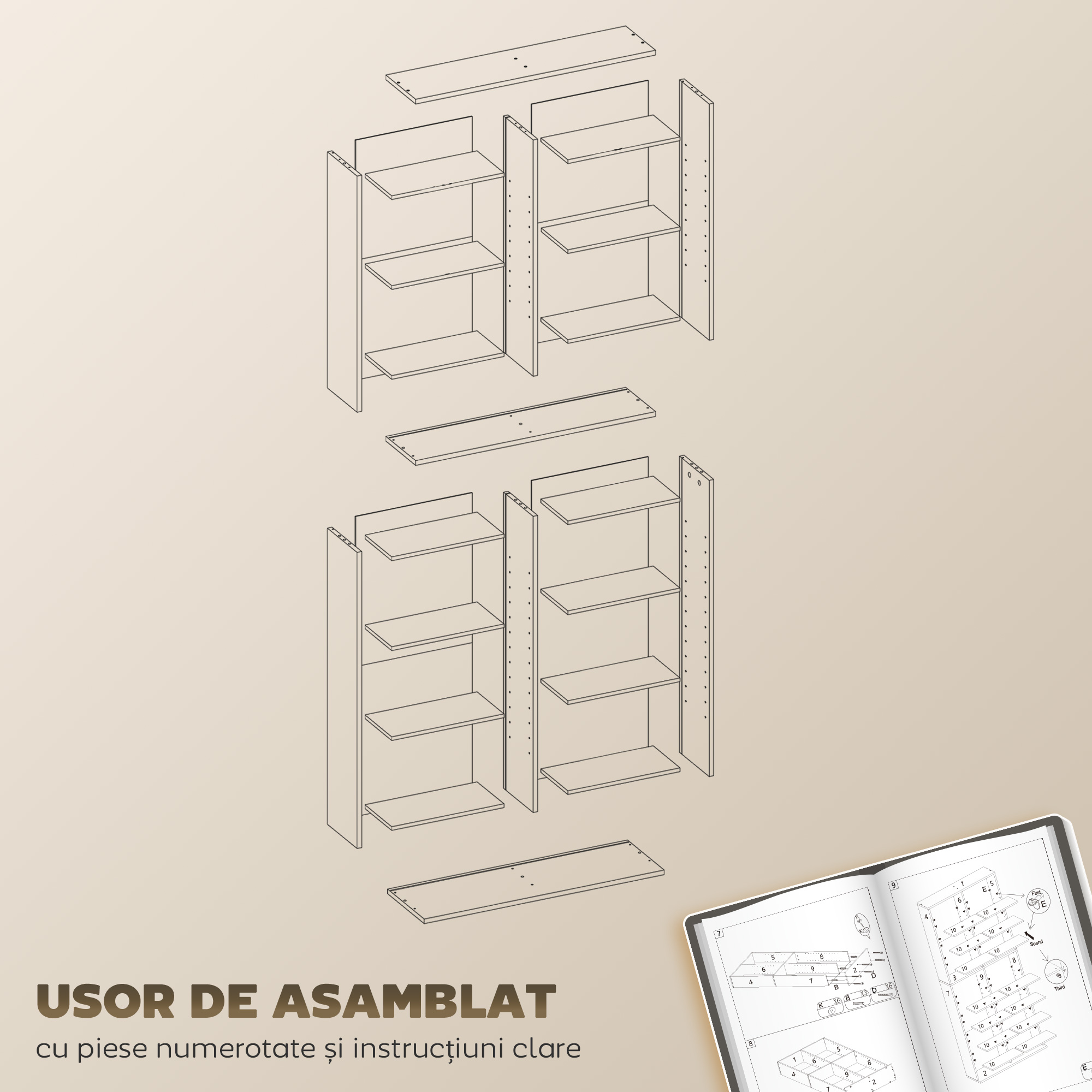  Unitate de depozitare pentru 640 CD-uri/360 DVD-uri/430 Blu-ray - Alb [6]