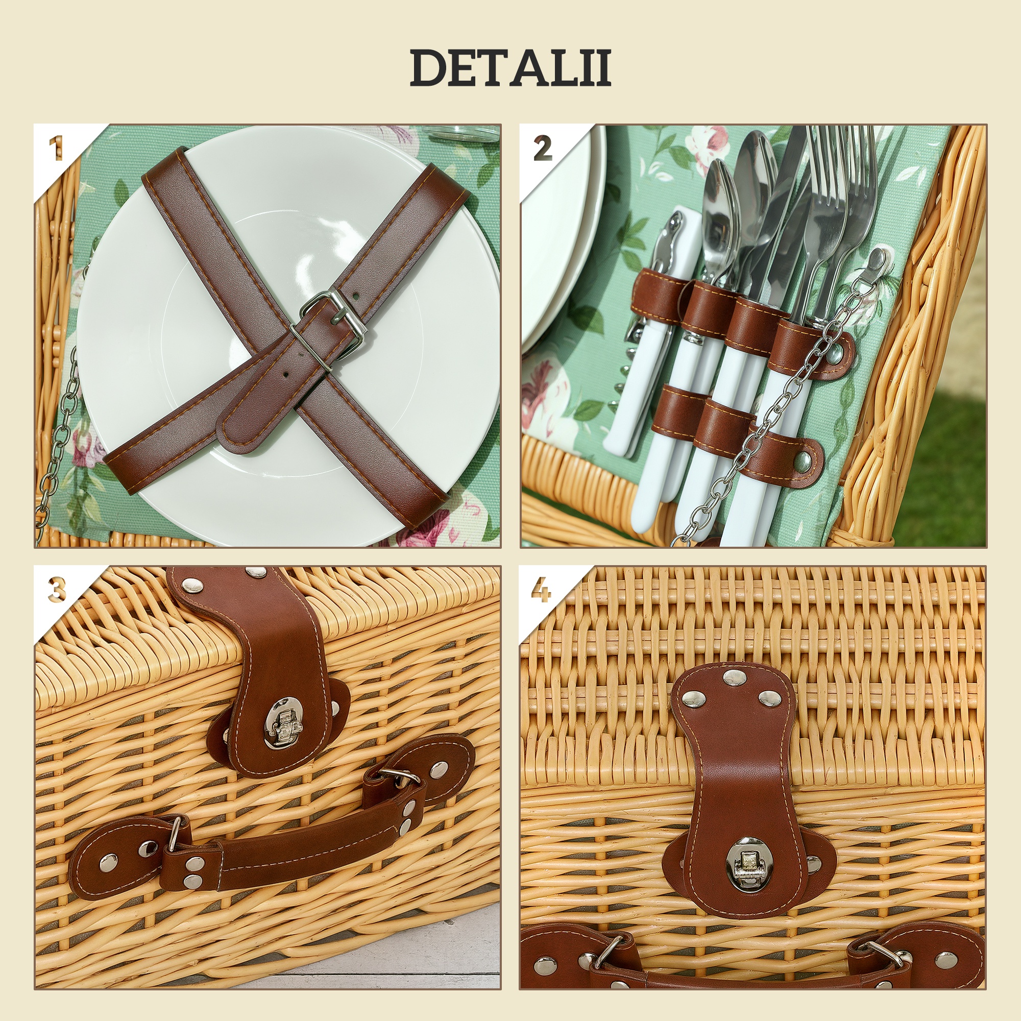 Cos picnic  maro deschis [5]