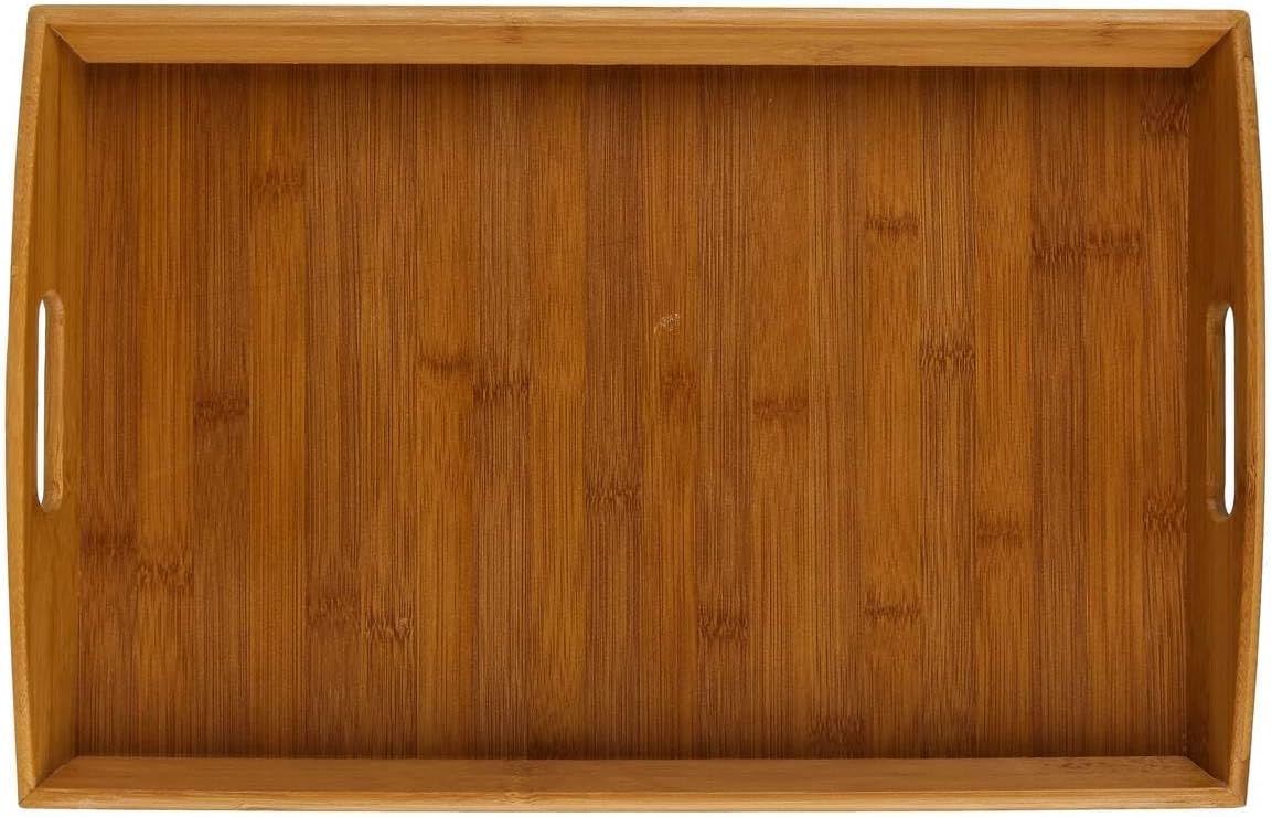 Tava servire 5Five dreptunghiulara din bambus, 44x29 cm, maro natur [4]