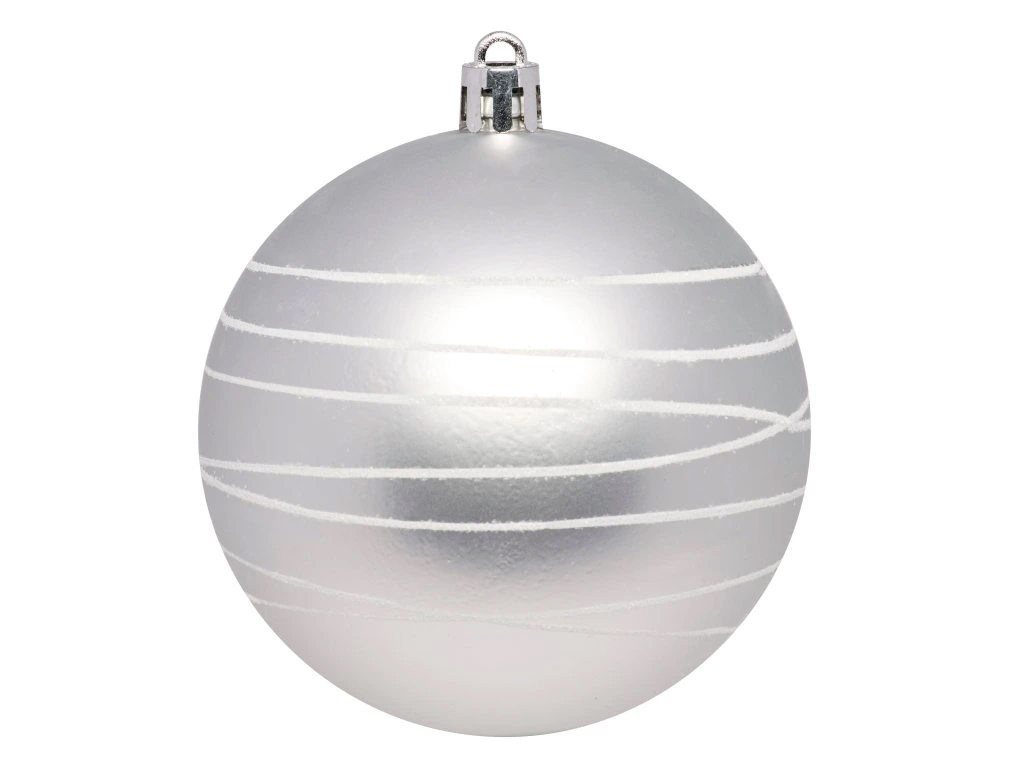 Set decoratiuni pentru brad Quiet Times, 60 piese, alb, albastru, argintiu [15]