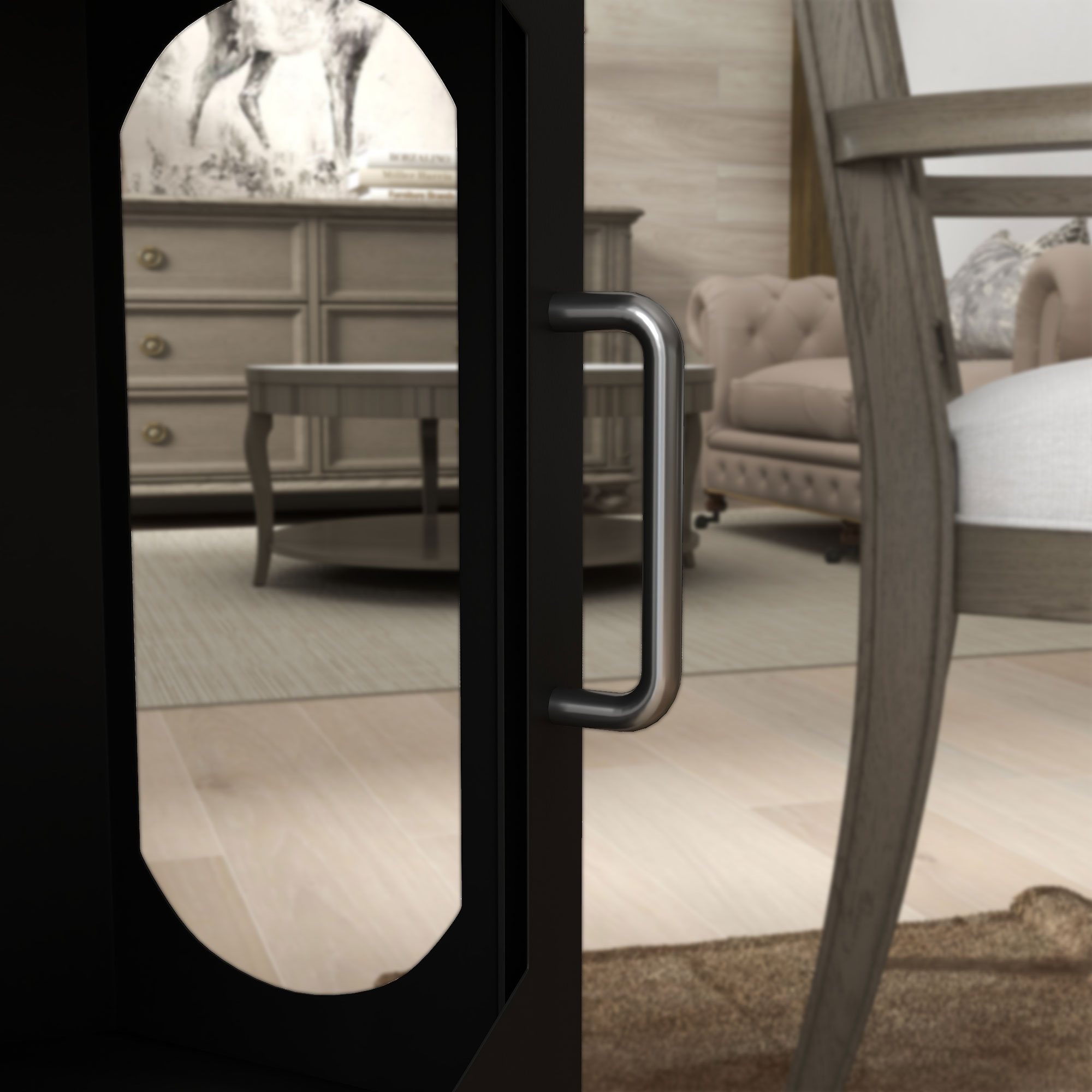  semineu pe Bioetanol Independent, Arzator de 1,2L, Durata 3 Ore, Suprafata incalzita 20-25 m², Negru [7]