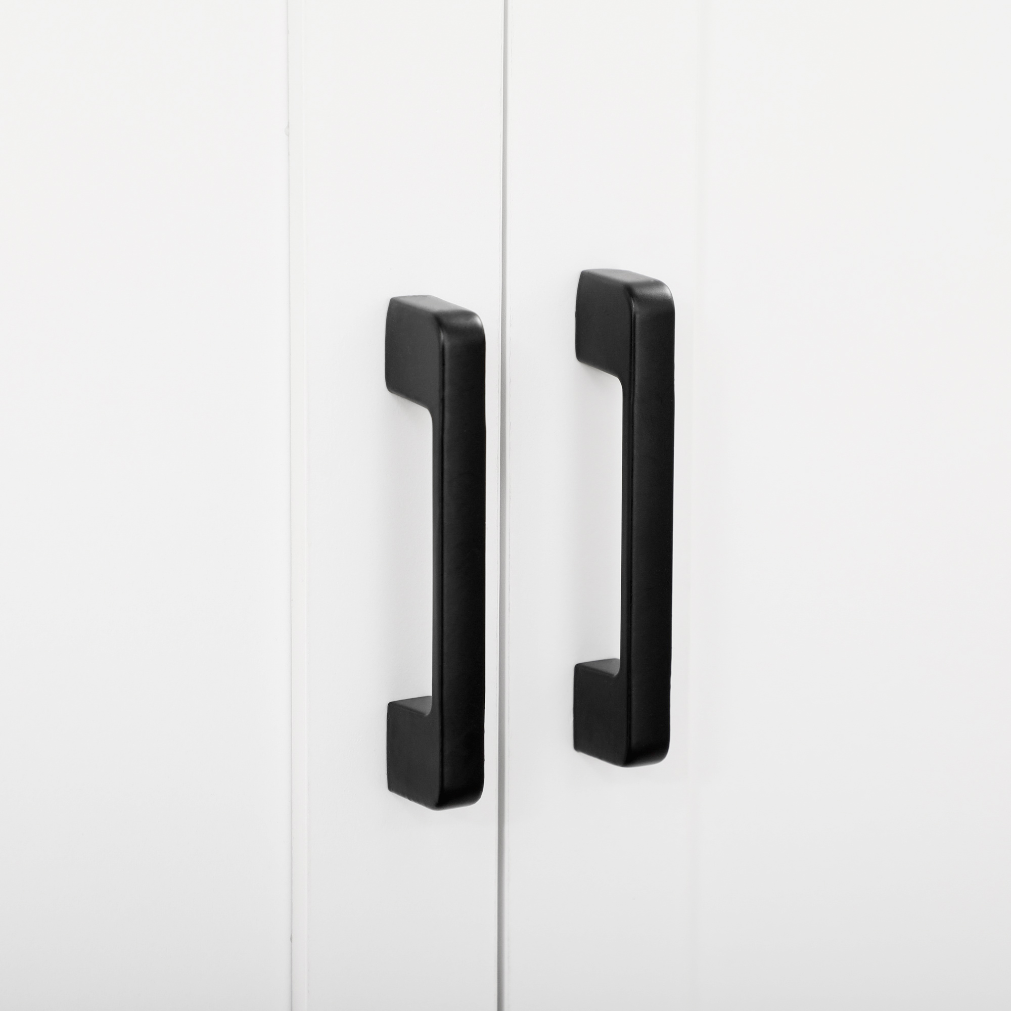  Dulap de Bucatarie din Lemn cu 5 Rafturi Reglabile si 4 Usi, 60x30x170.5 cm, Alb si culoare Lemn [8]