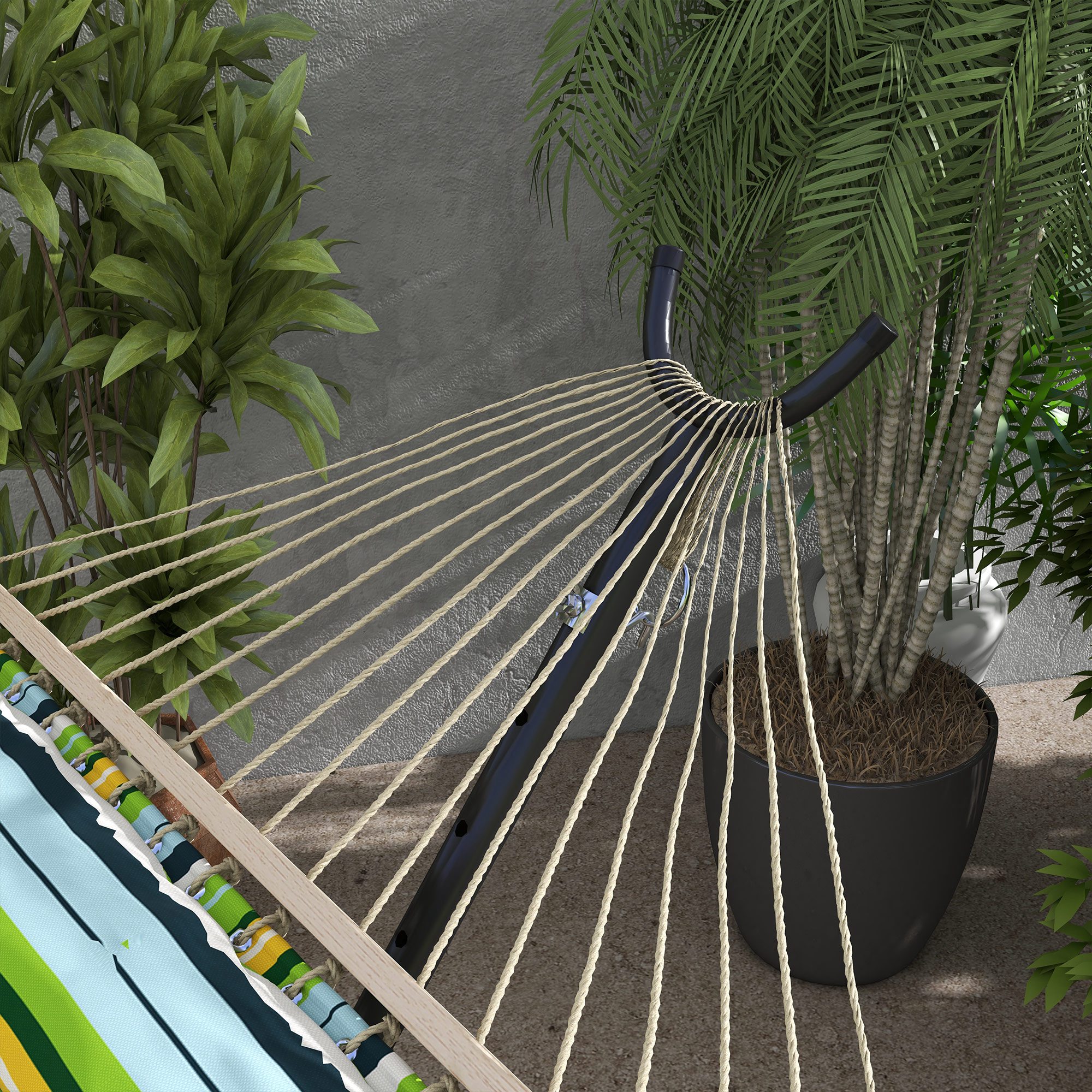  Suport pentru hamac 9,5ft, Hamac portabil cu roti, Supor [7]