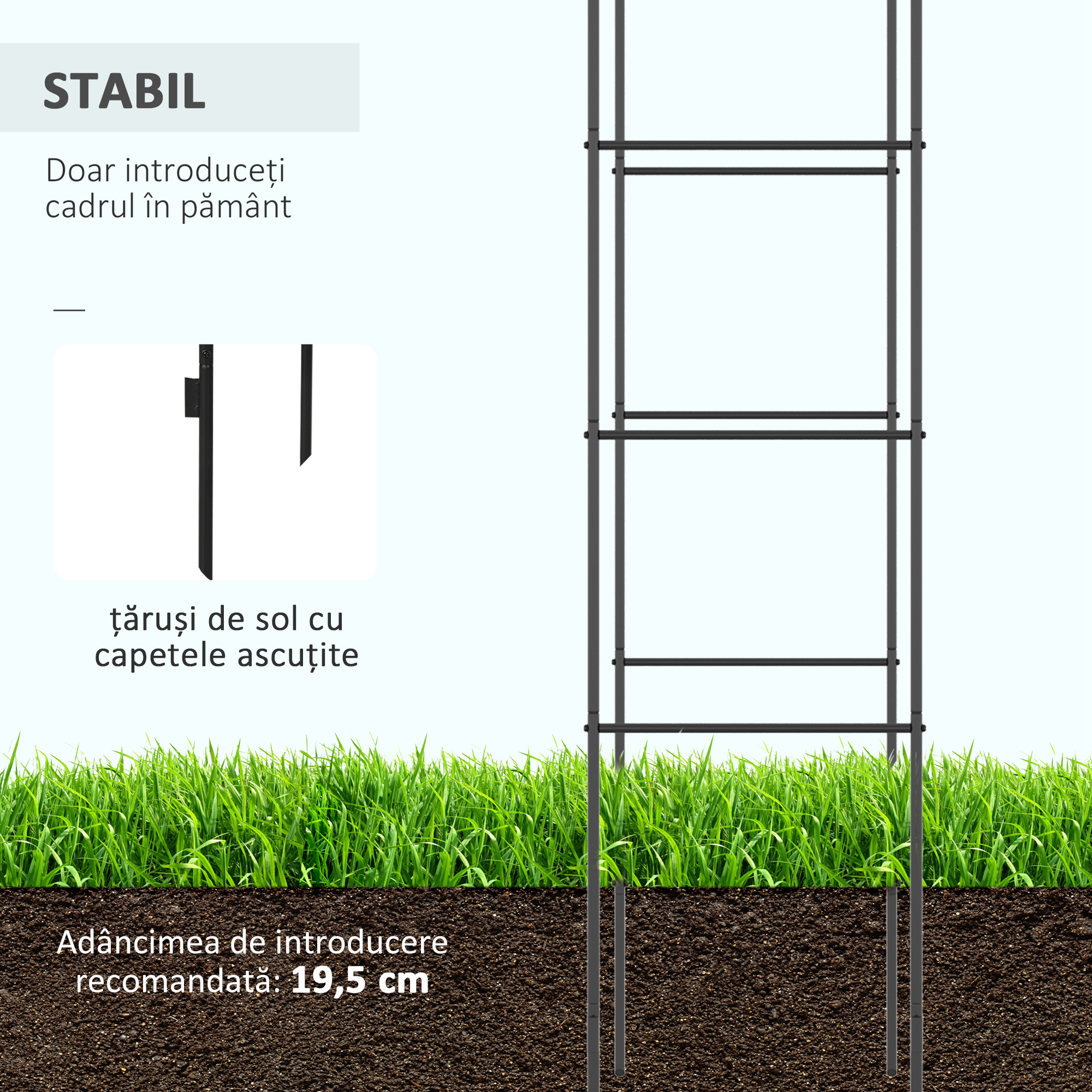  Arc pentru Trandafiri Cataratori din Metal [4]