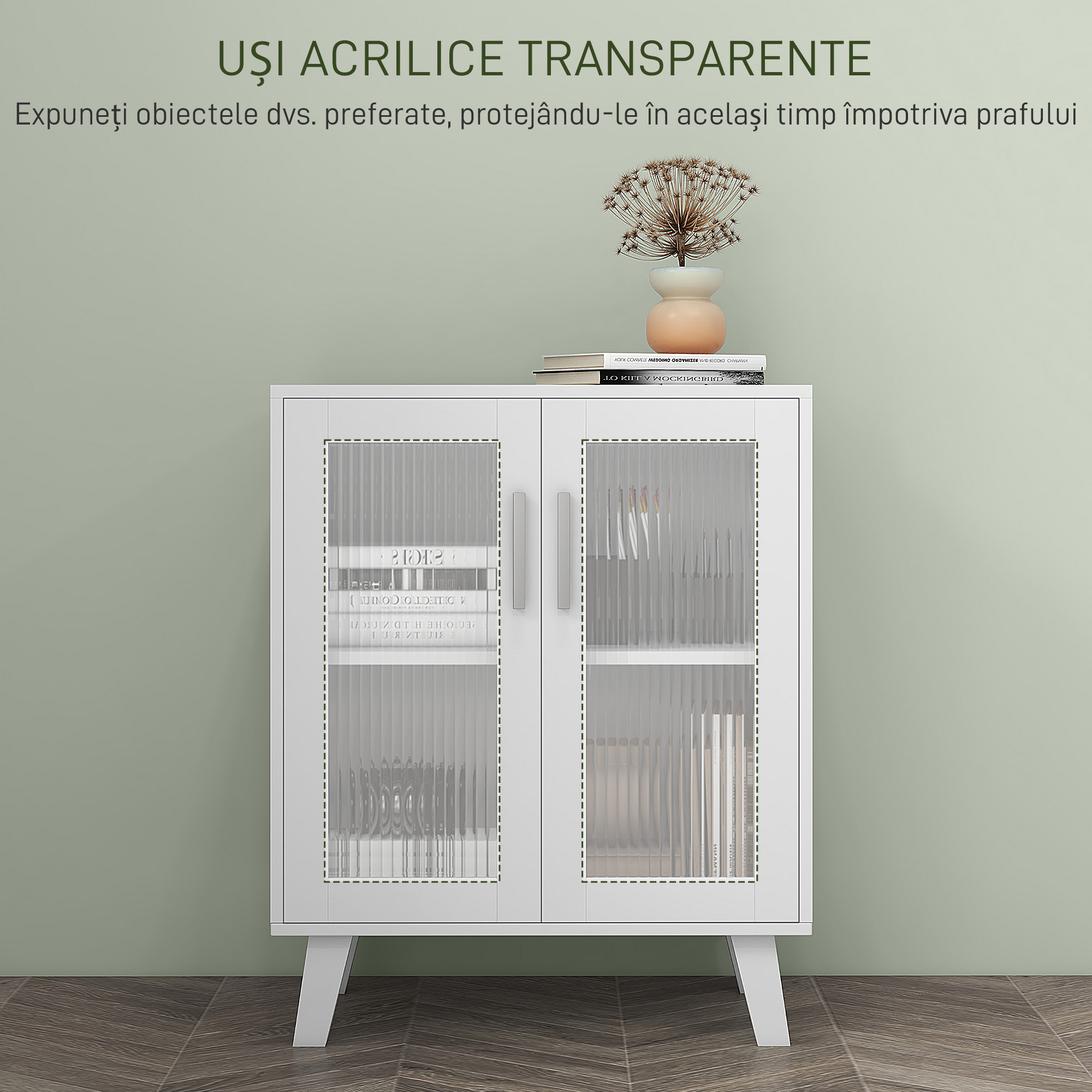  Dulap Depozitare Modern cu 2 Usi Duble [3]