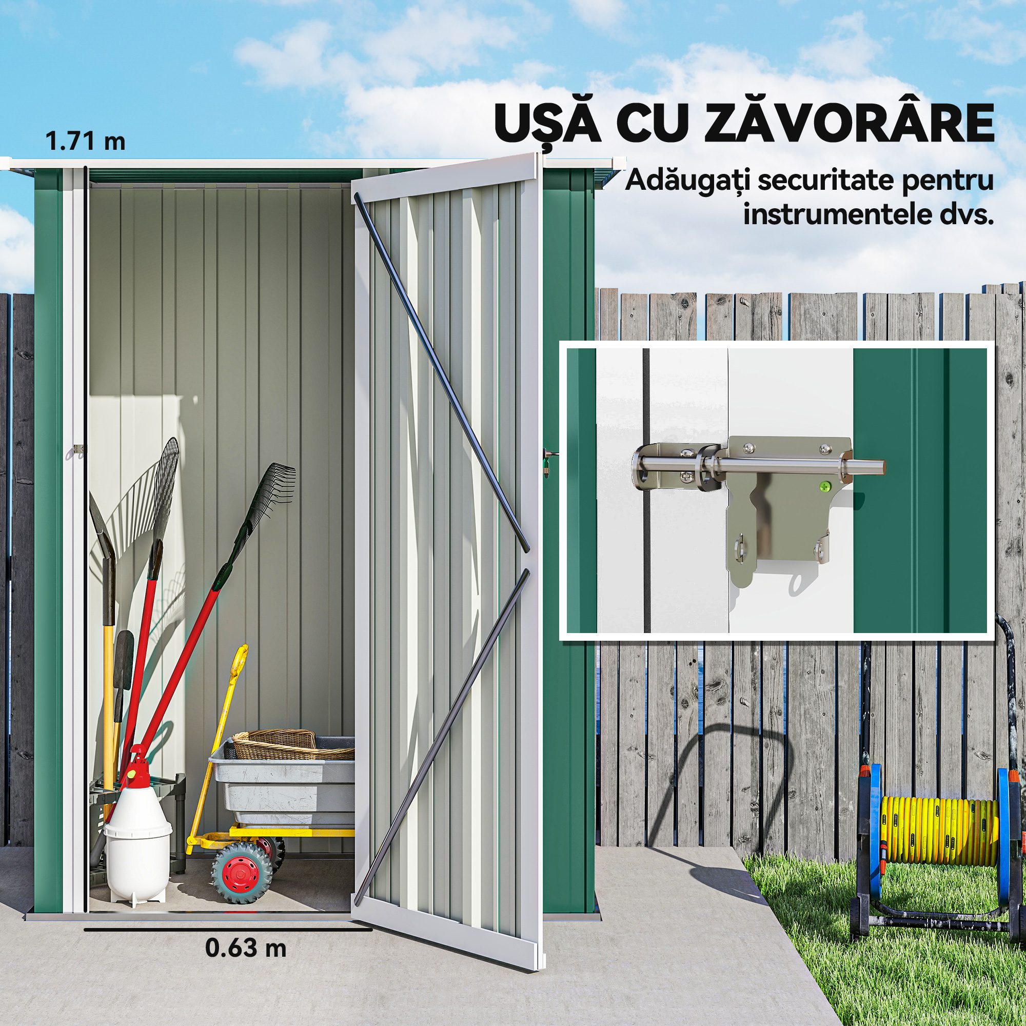  Dulap pentru scule, dulap din otel impermeabil 142x84x189cm [4]