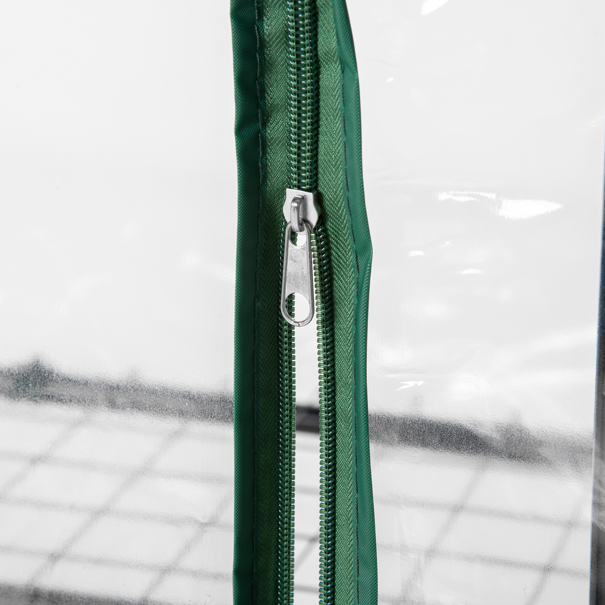  Sera pentru Balcon Compacta cu 4 Rafturi pentru Plante, Sera pentru Gradina cu Acoperis din PVC Transparent, 70x50x160cm [7]