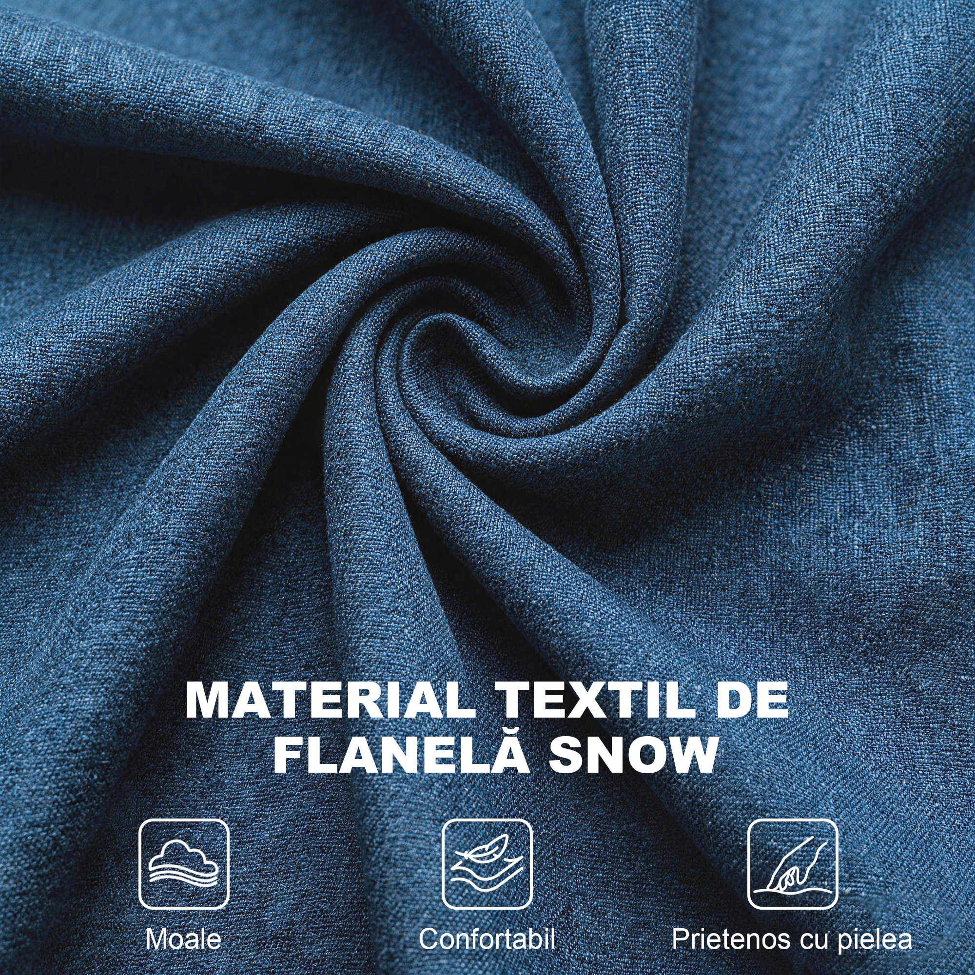  Fotoliu pentru Living in Stil Francez cu sezut Confortabil si Perne, Catifea, 74x86x102 cm, Albastru [5]