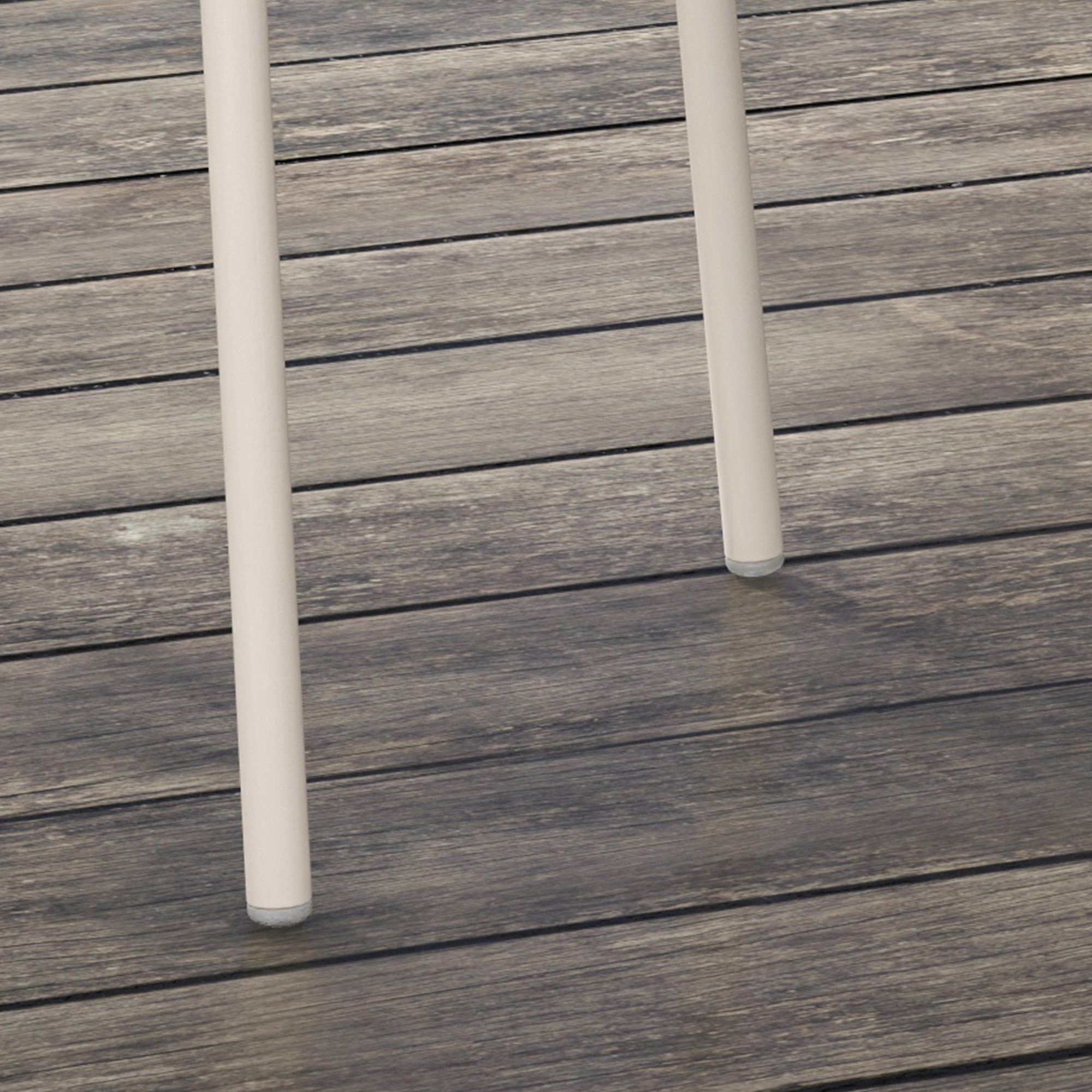  Scaune De Gradina 4 Bucati, Stivuibile, Gri [7]