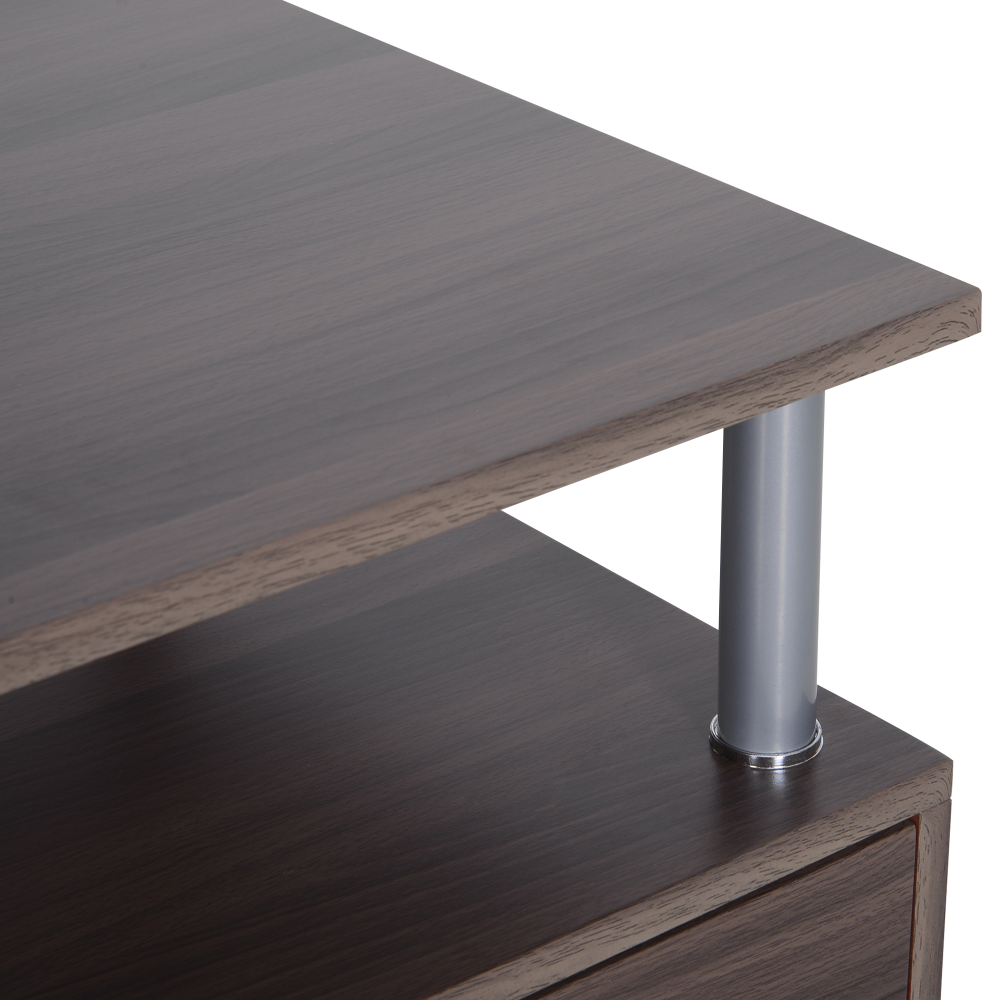  birou din lemn, pentru calculator,152x60x80cm, maro [7]