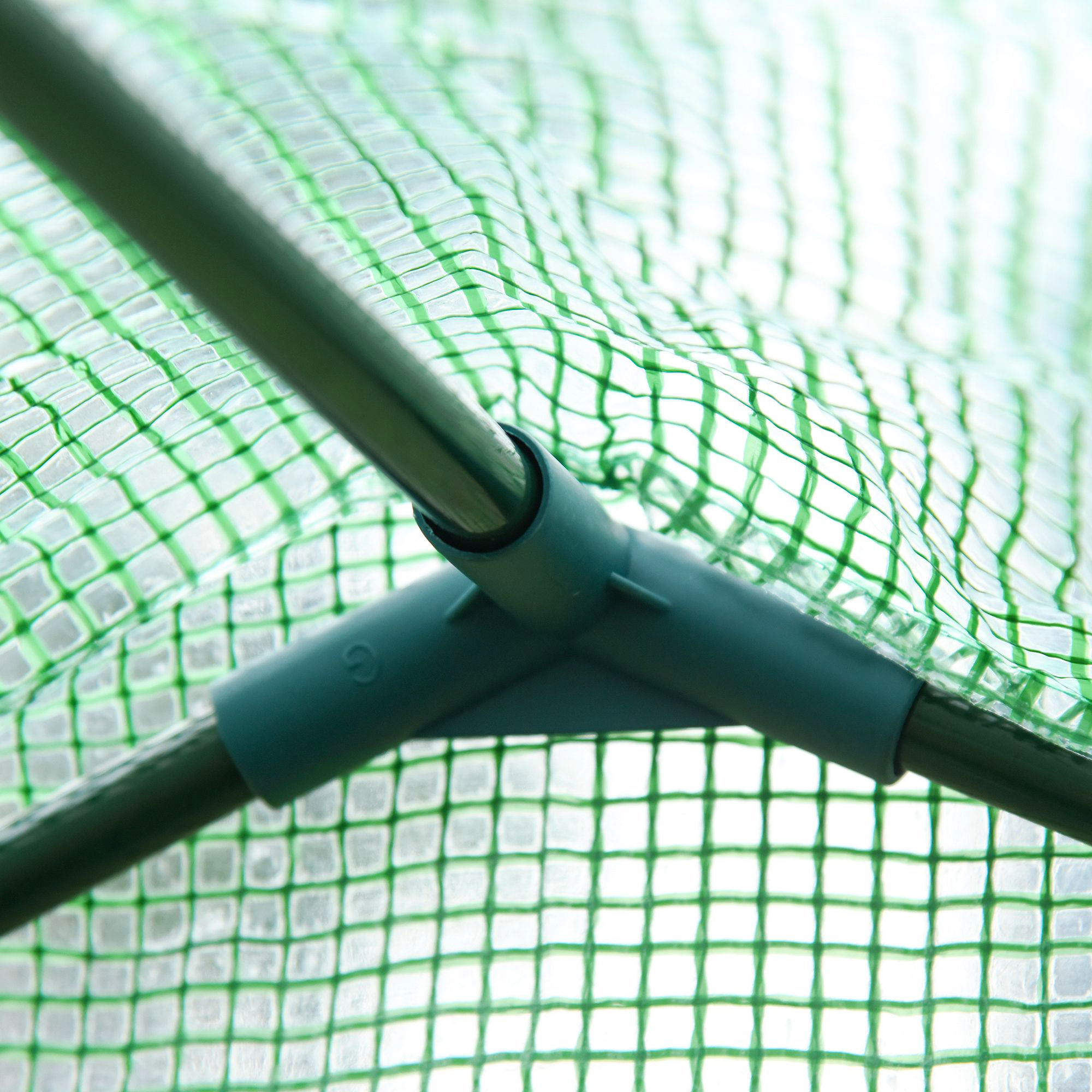  Sera Cabina Portabila 6' x 3' x 6', Folie PE, Sera de Gradina cu Cadru de Otel, Usa cu Fermoar, Aerisire Superioara, pentru Flori, Legume, Puieti, Plante Tropicale, Verde [7]