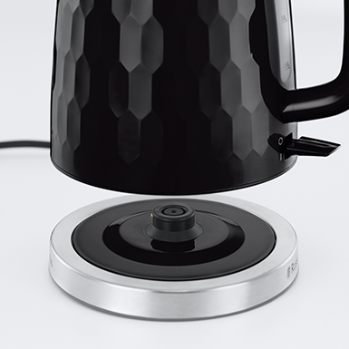 Fierbator Russell Hobbs Honeycomb, 1.7L, 2400W, design fagure, filtru calcar detasabil, negru [1]