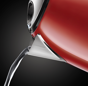 Fierbator compact Russell Hobbs Colours Plus+, 1L, 2200W, filtru calcar detasabil, indicator nivel apa, rosu [1]