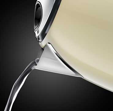 Fierbator compact Russell Hobbs Colours Plus+, 1L, 2200W, filtru calcar detasabil, indicator nivel apa, crem [1]