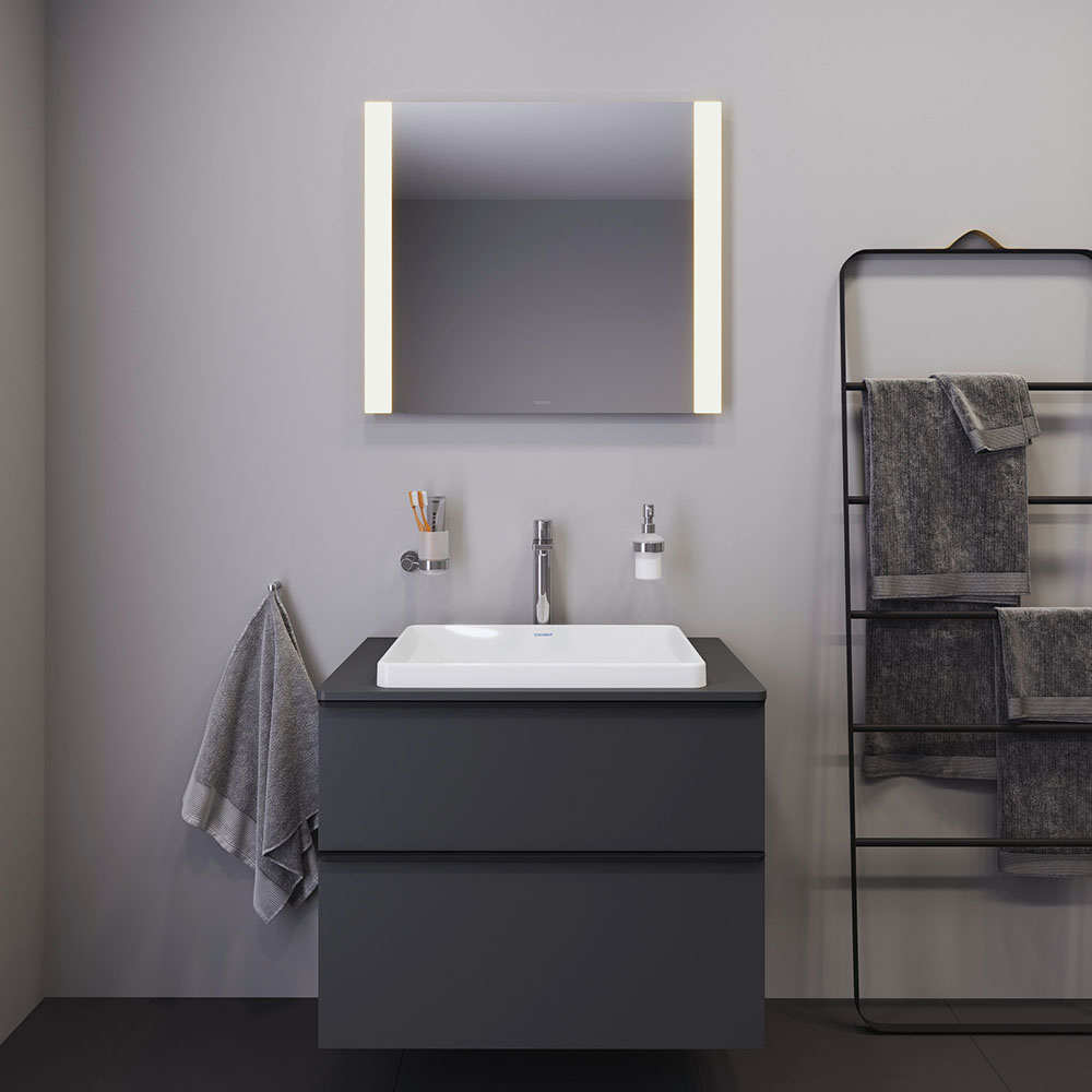 Lavoar Duravit 0358600079, D-Neo, montaj in blat, nr orificii baterie fara, zona montaj interior, alb [3]