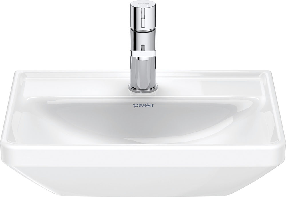Lavoar Duravit 0738450041, D-Neo, montaj pe perete, zona montaj interior, elemente fixare ascunse, alb [2]