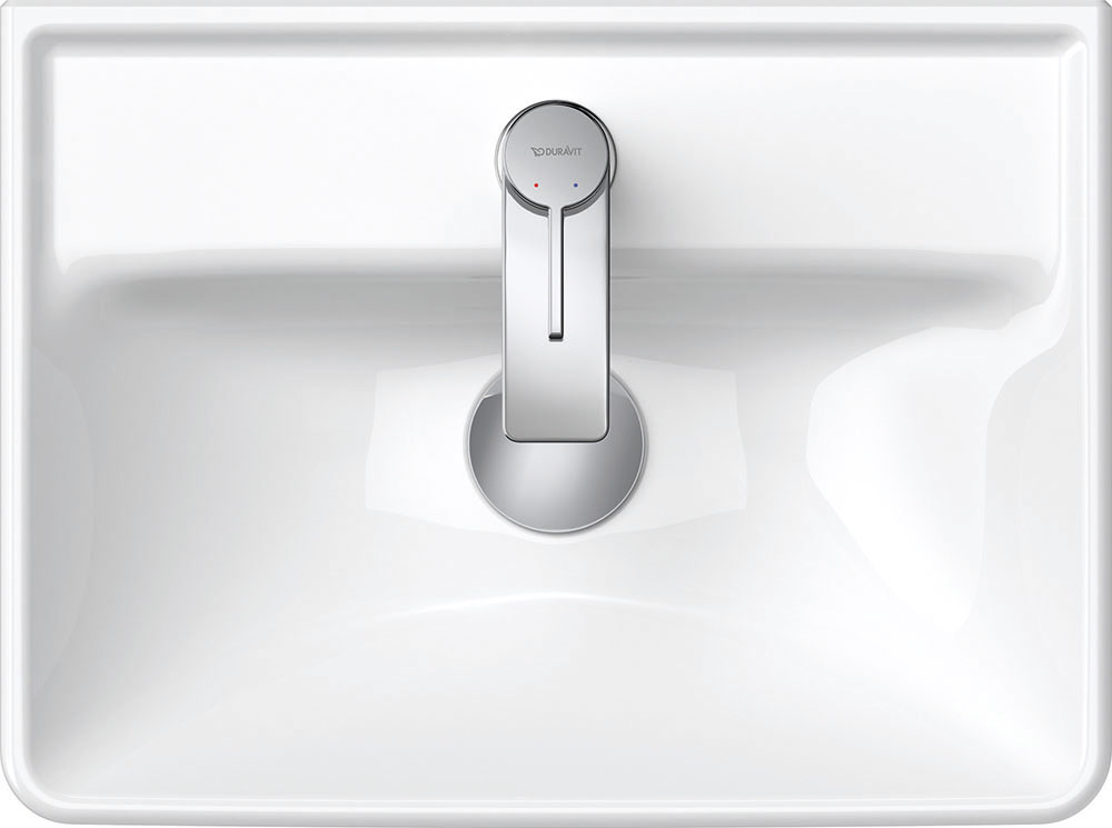 Lavoar Duravit 0738450041, D-Neo, montaj pe perete, zona montaj interior, elemente fixare ascunse, alb [3]