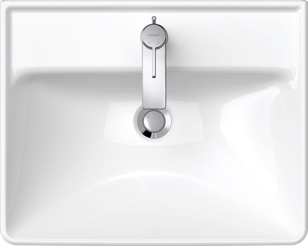Lavoar Duravit 2366550000, D-Neo, montaj pe perete, preaplin, zona montaj interior, elemente fixare ascunse, alb [3]