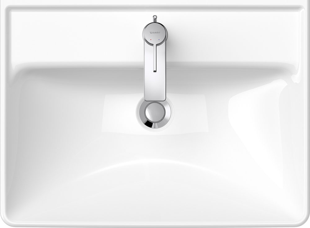 Lavoar Duravit 2366600000, D-Neo, montaj pe perete, preaplin, zona montaj interior, elemente fixare ascunse, alb [3]
