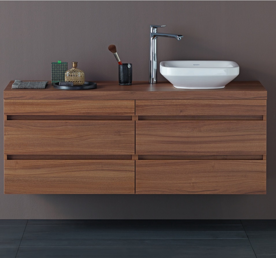 Lavoar Duravit 0349430000, DuraStyle, montaj pe blat, nr orificii baterie fara, zona montaj interior, alb [2]