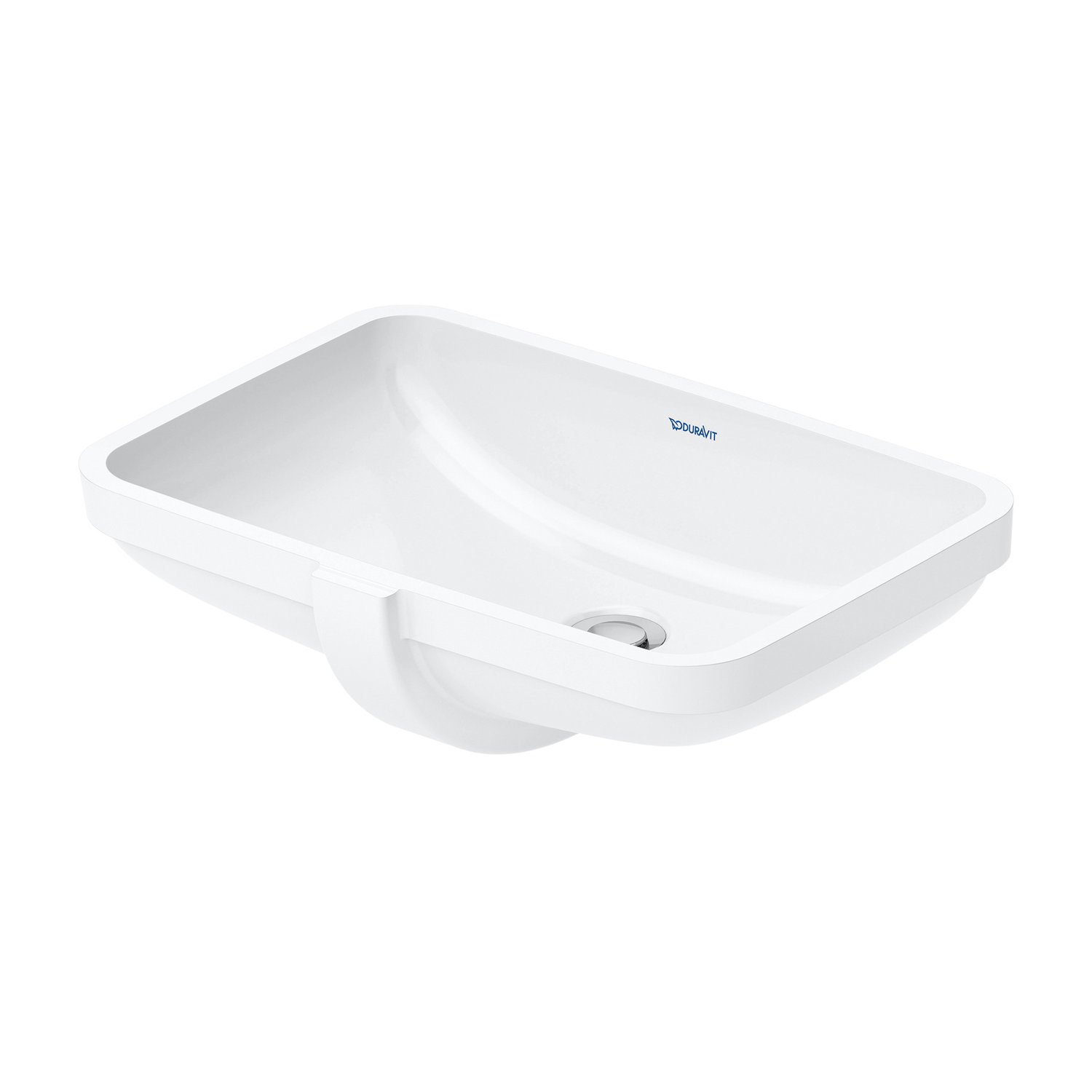 Baie - Lavoar Duravit 03954900282, NO 1, montaj sub blat, nr orificii baterie fara, zona montaj interior, alb