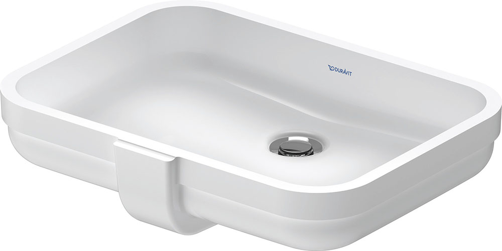 Baie - Lavoar Duravit 0397490060, Soleil by Starck, montaj sub blat, nr orificii baterie fara, preaplin, alb