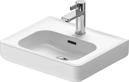 Baie - Lavoar Duravit 0744450000, Soleil, montaj pe perete, preaplin, zona montaj interior, elemente fixare ascunse, alb