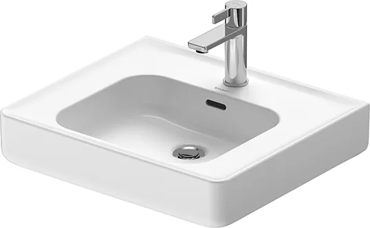 Baie - Lavoar Duravit 2376550000, Soleil, montaj pe perete, preaplin, zona montaj interior, elemente fixare ascunse, alb