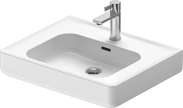Baie - Lavoar Duravit 2376600000, Soleil, montaj pe perete, preaplin, zona montaj interior, elemente fixare ascunse, alb