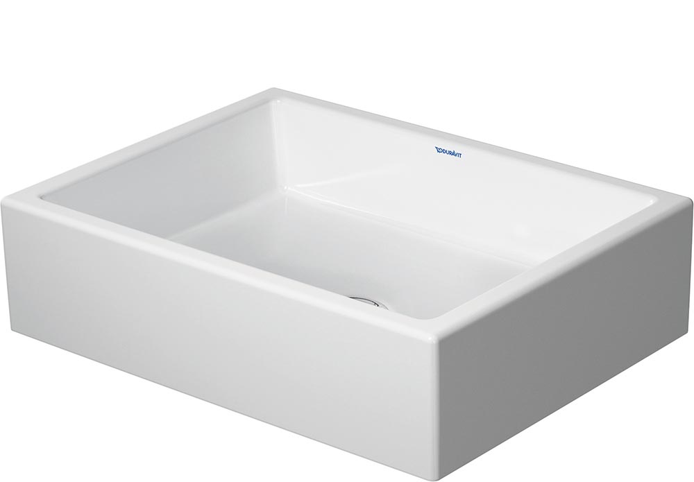 Baie - Lavoar Duravit 2351500000, Vero Air, montaj pe blat, nr orificii baterie fara, zona montaj interior, alb
