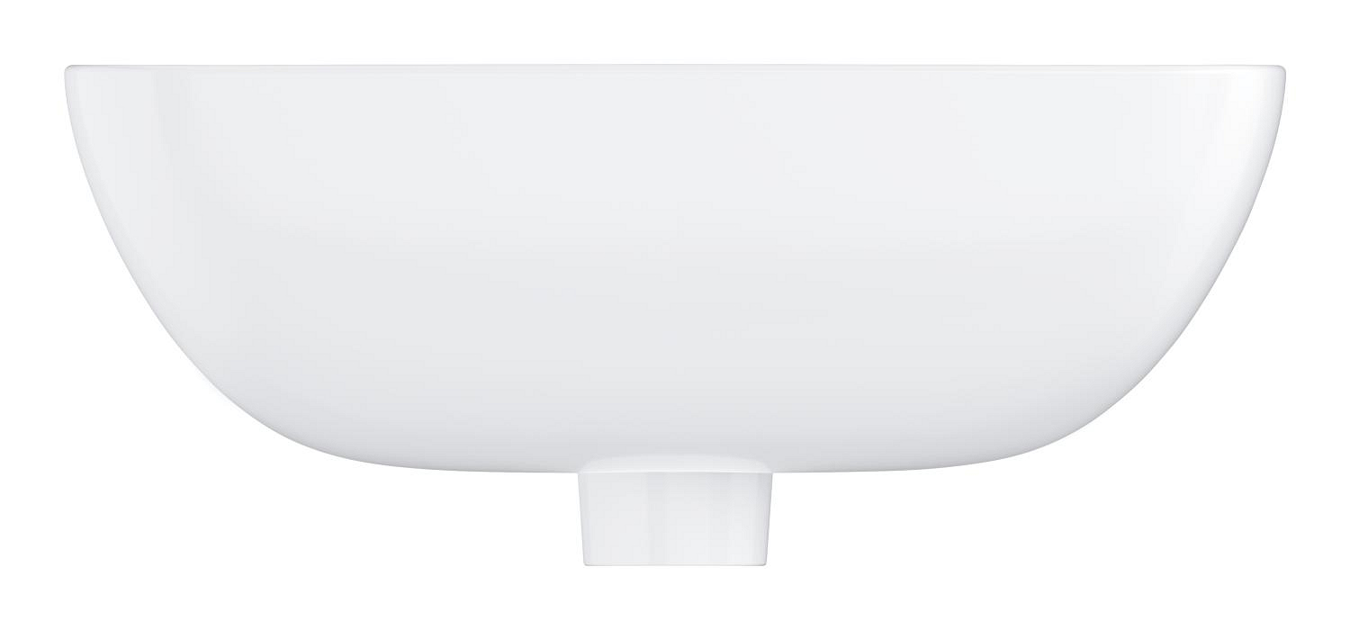 Lavoar Grohe 39806000, BauEdge, montaj pe perete, preaplin, zona montaj interior, elemente fixare ascunse, alb [4]