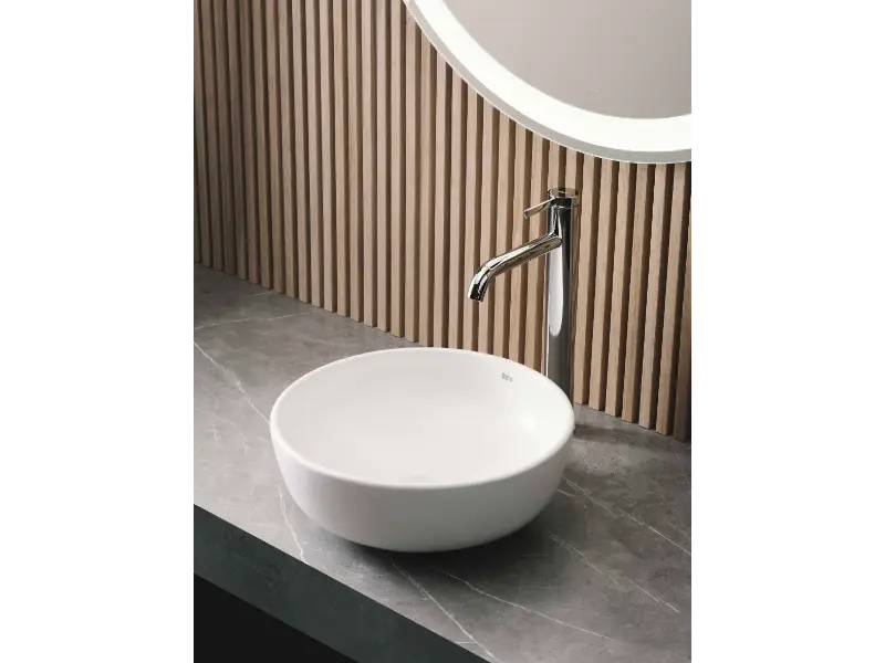 Lavoar Roca A32787K000, Bol, montaj pe blat, nr orificii baterie fara, calitate superioara pentru baia ta, alb [1]