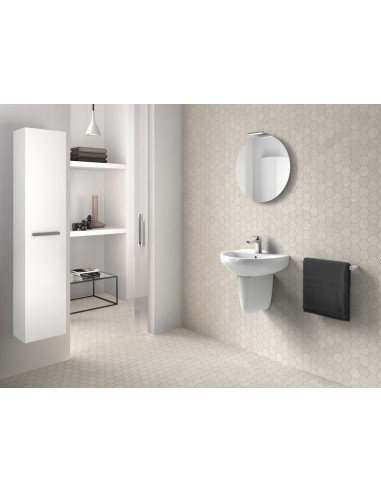 Lavoar Roca A325394000, Victoria, montaj pe perete, preaplin, zona montaj interior, elemente fixare ascunse, alb [4]