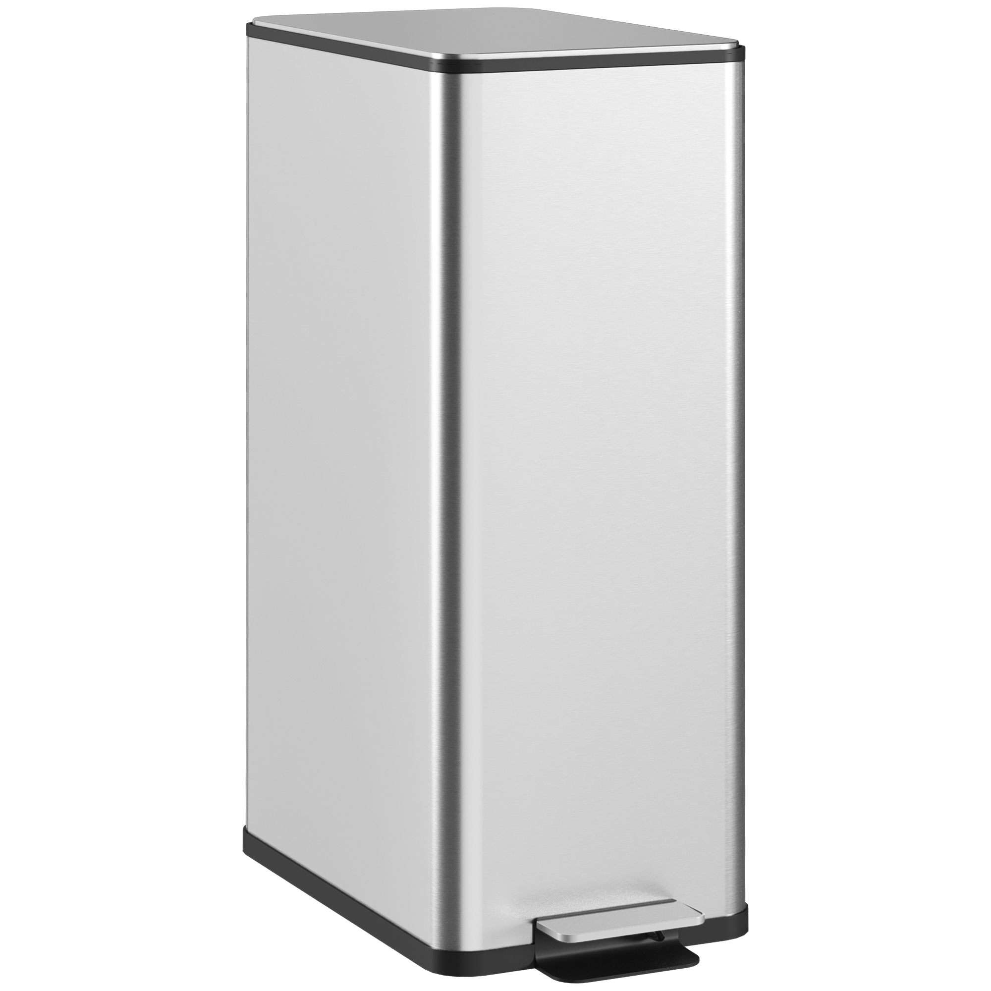 Bucatarie -  Cos de Gunoi cu Pedala 20L, 21.5x37.2x57 cm, Argintiu